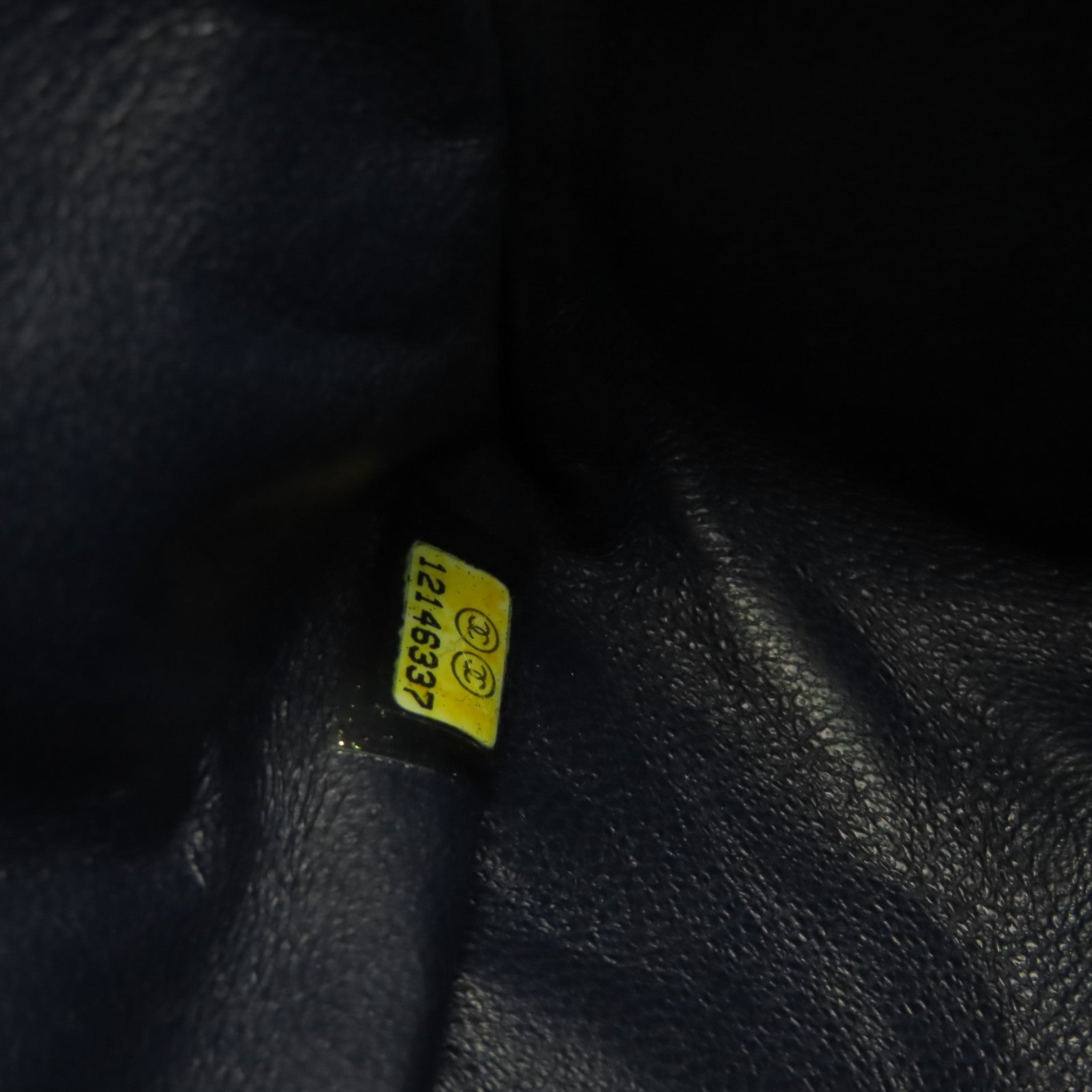 CHANEL 漆皮皮革Chain Shoulder Bag金扣鏈帶肩背袋綠藍色