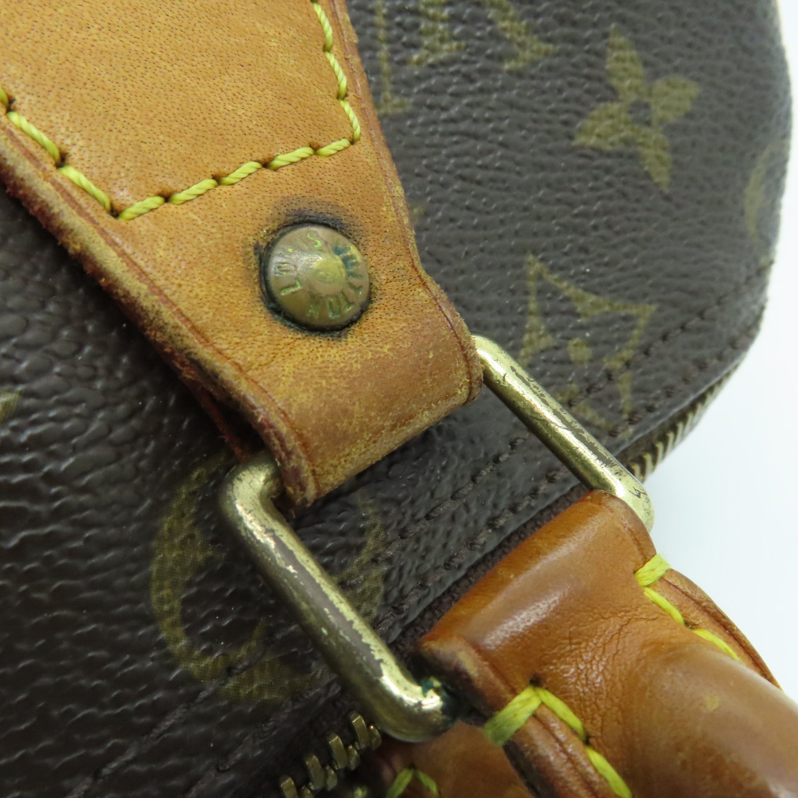 LOUIS VUITTON Monogram Speedy 25金扣手挽袋啡色