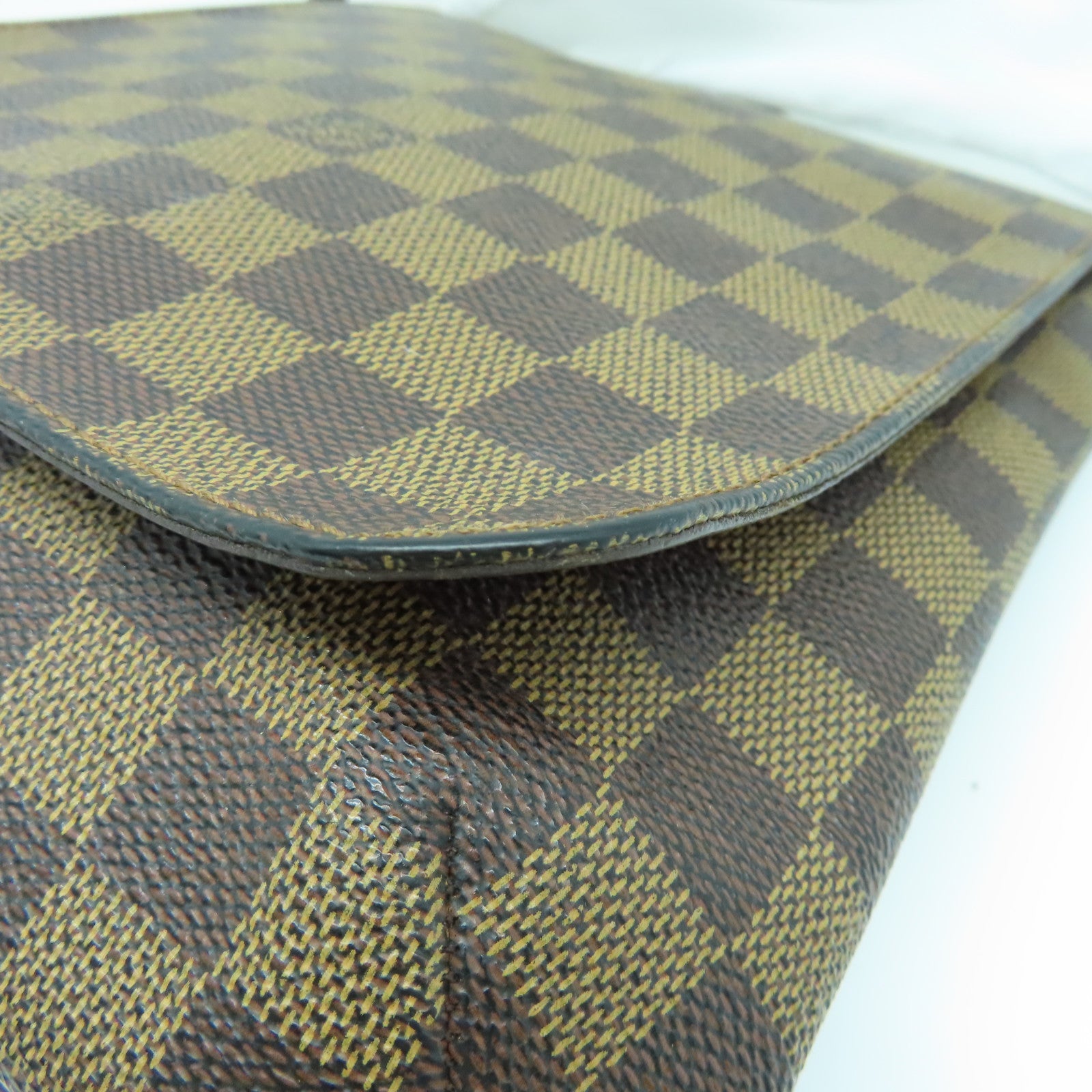 LOUIS VUITTON Damier Musette Salsa金扣肩背袋啡色