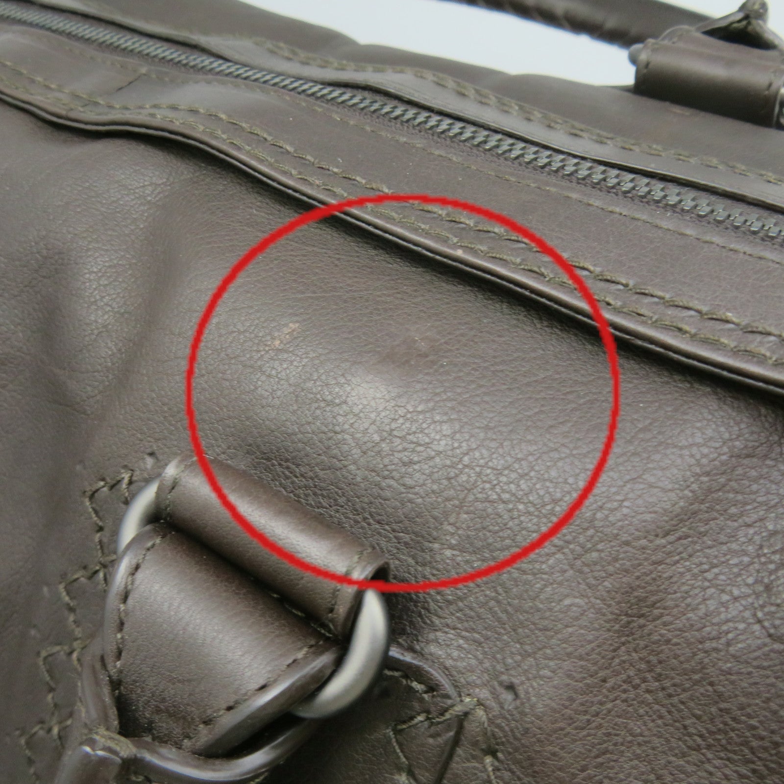 BOTTEGA VENETA 牛皮皮革2Way Shoulder Bag手挽肩背兩用袋啡色