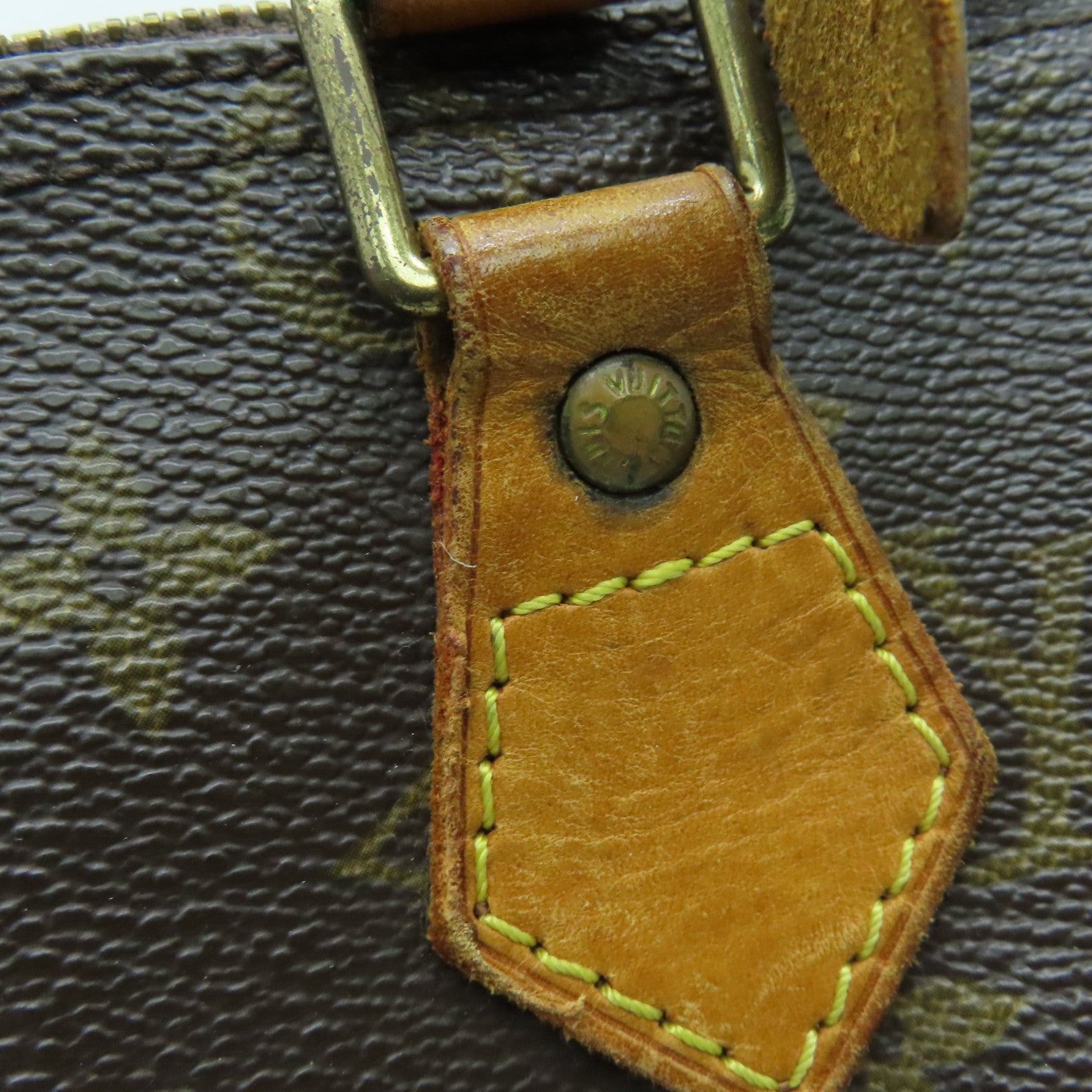 LOUIS VUITTON Monogram Speedy 25金扣手挽袋啡色
