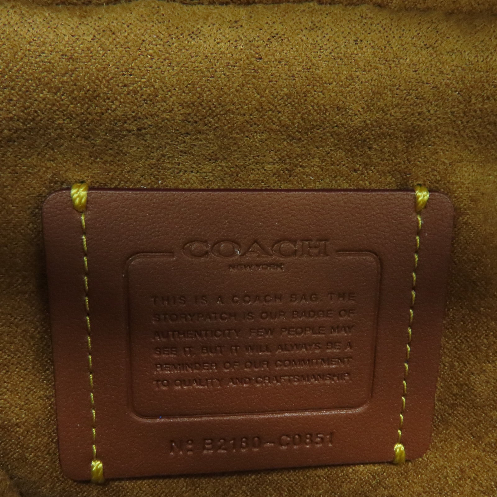 COACH 牛皮皮革Waist Bag金扣腰包白色