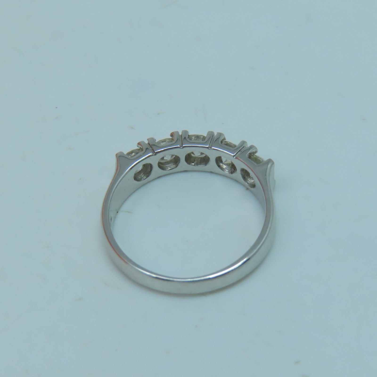 JEWELRY 18K White Gold Diamond Ring0.35ct/0.35ct Diamond Ring US#5.5