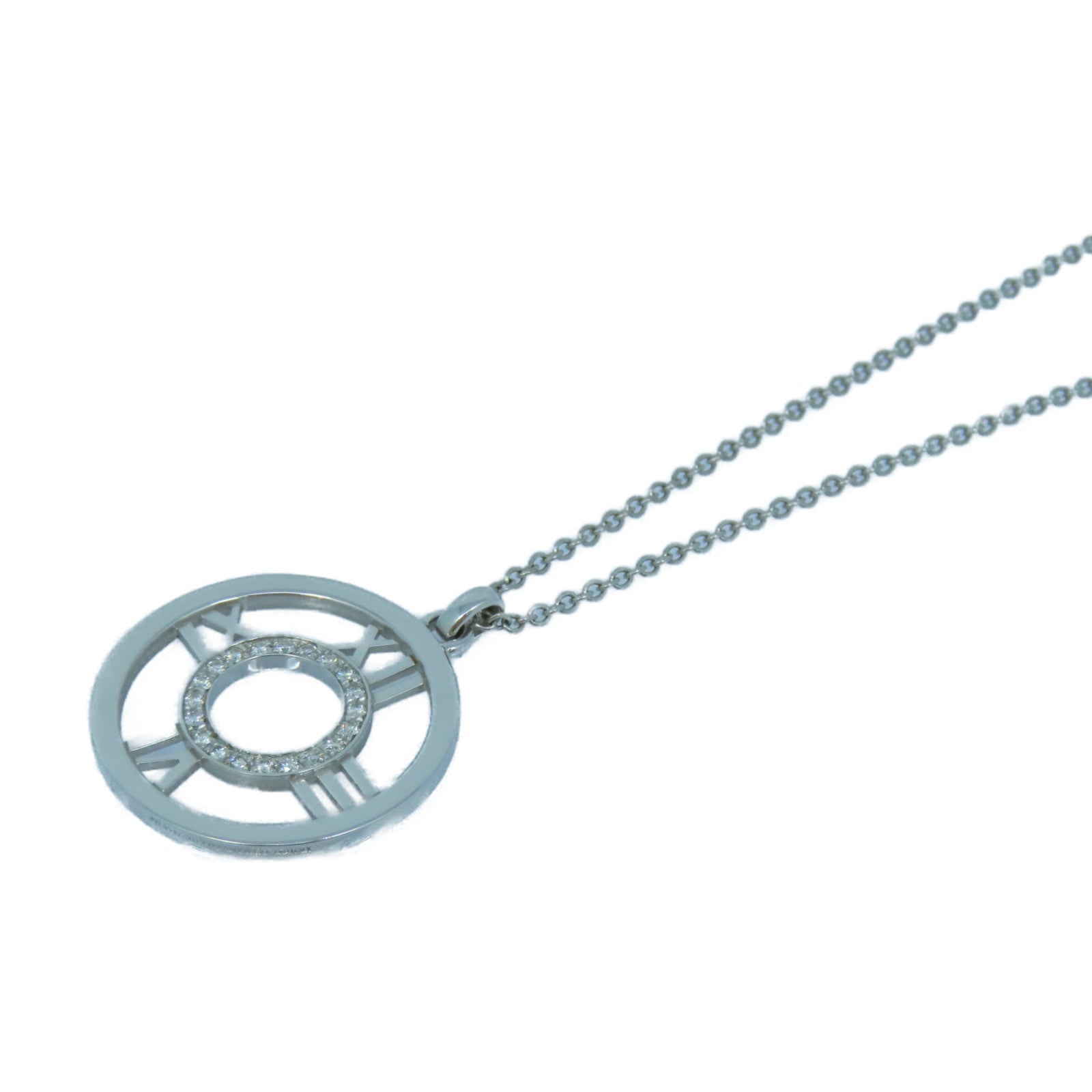 TIFFANY＆CO 18K白金Atlas Necklace項鍊