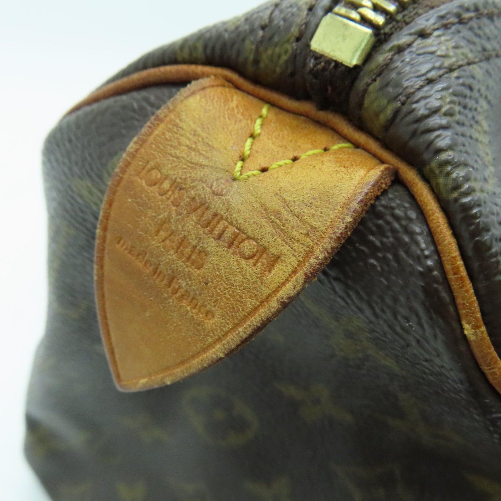 LOUIS VUITTON Monogram Speedy 25金扣手挽袋啡色