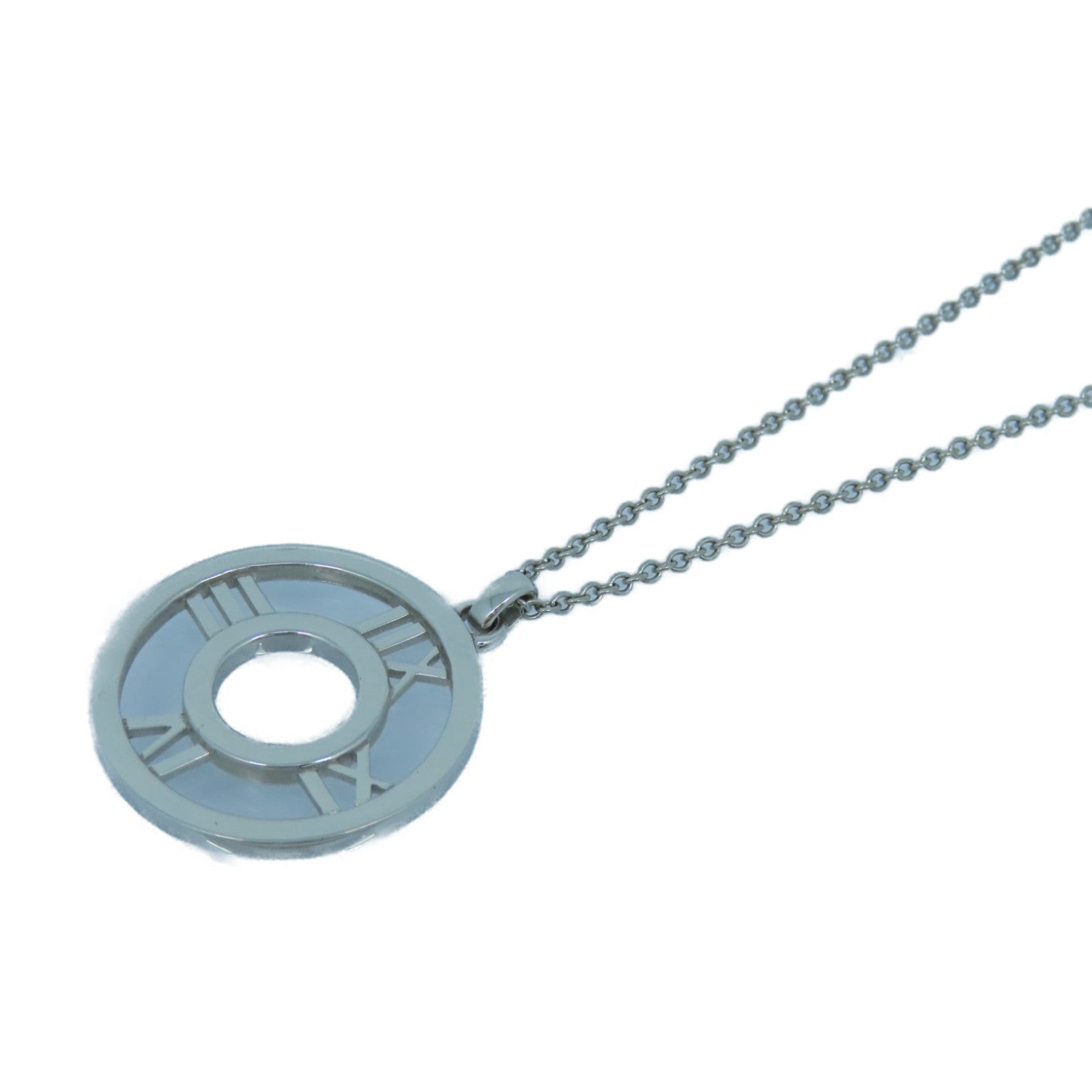 TIFFANY＆CO 18K白金Atlas Necklace項鍊