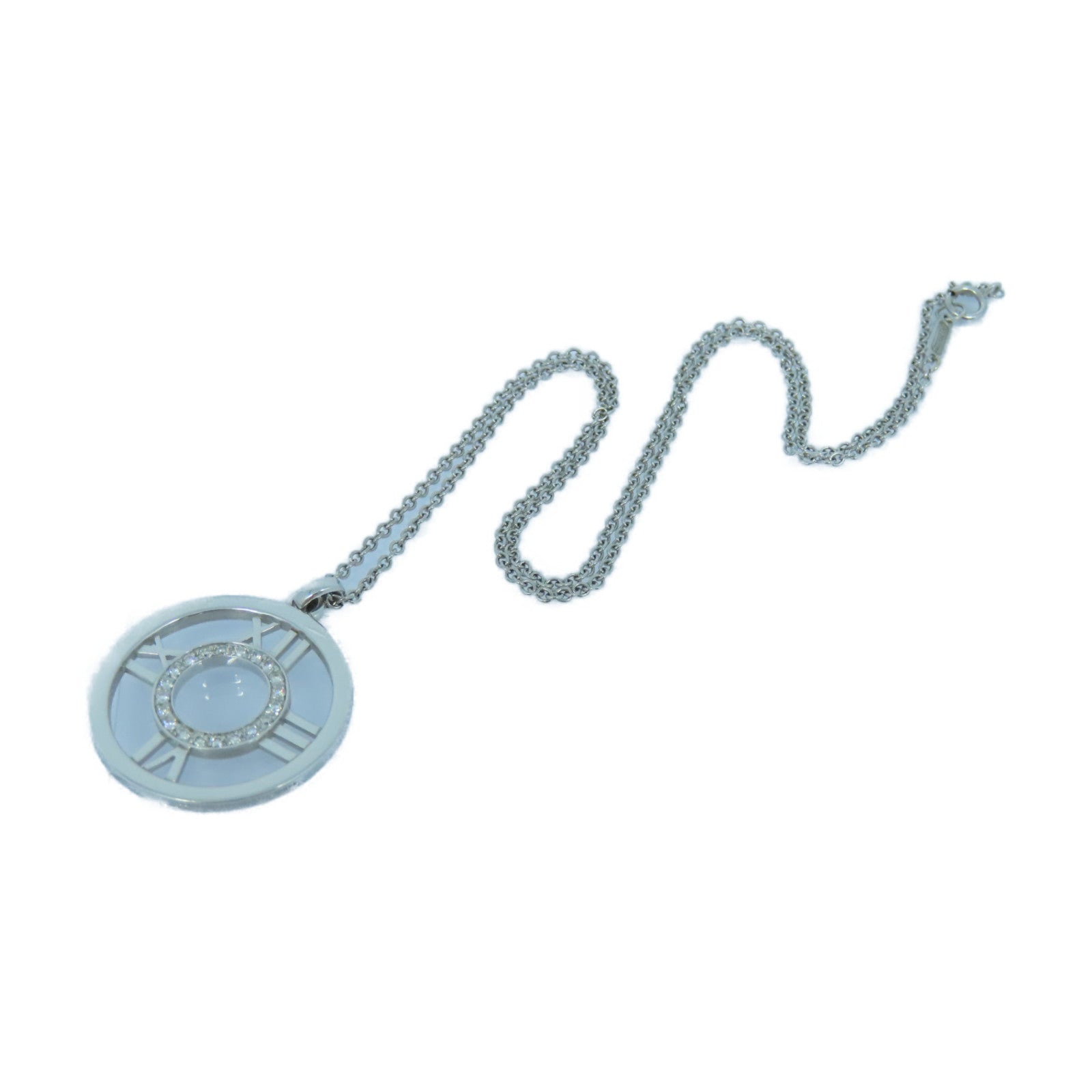 TIFFANY＆CO 18K白金Atlas Necklace項鍊
