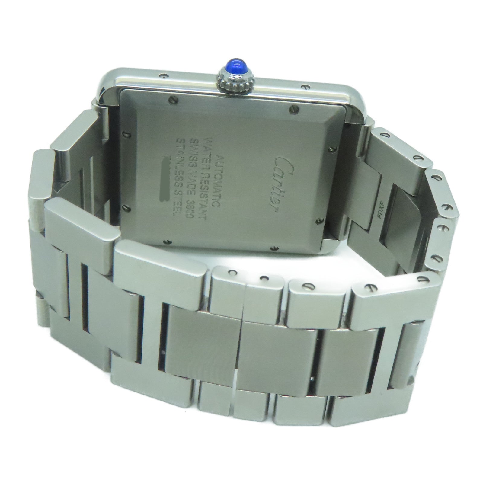 CARTIER Tank Solo不鏽鋼手錶自動機芯灰色