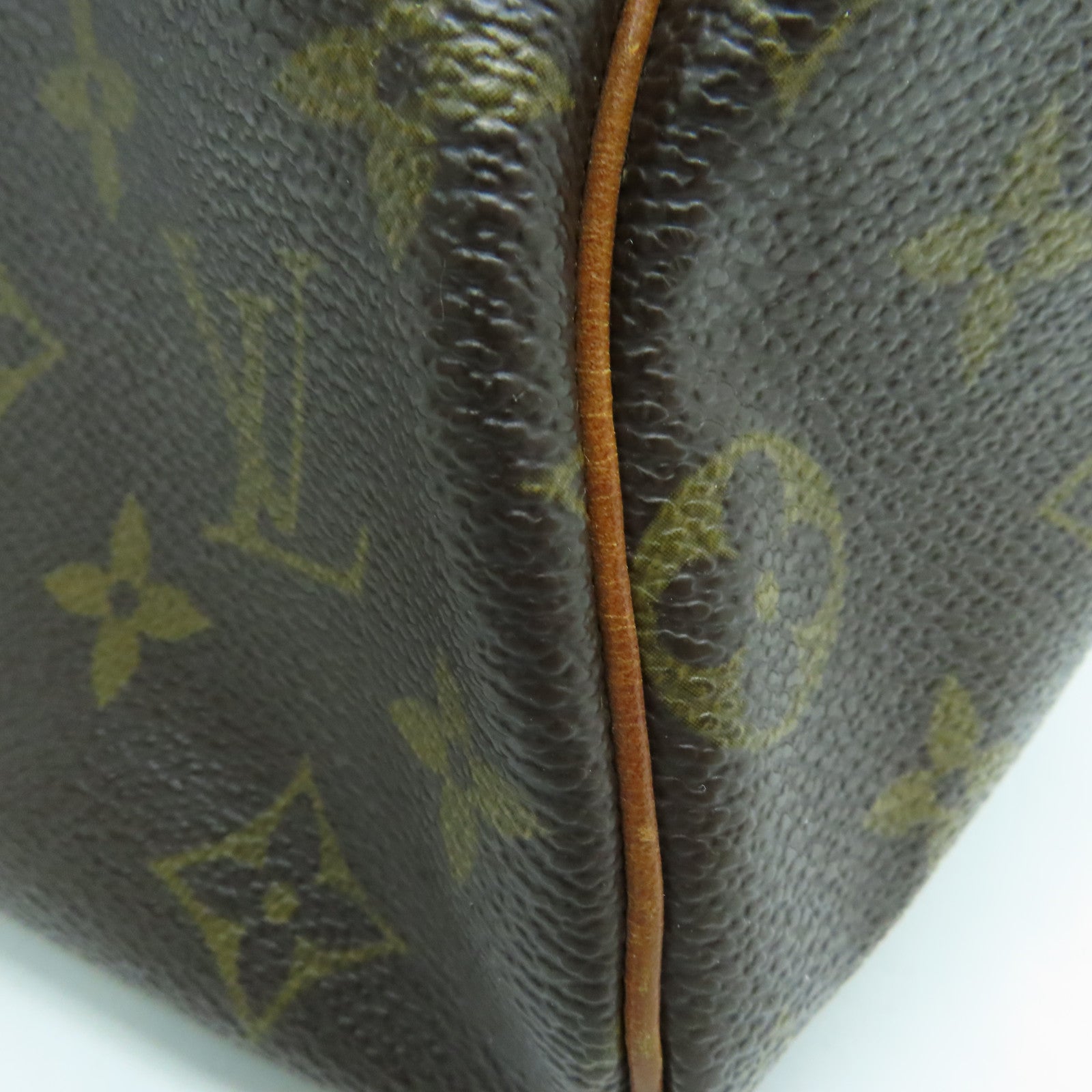 LOUIS VUITTON Monogram Speedy 25金扣手挽袋啡色