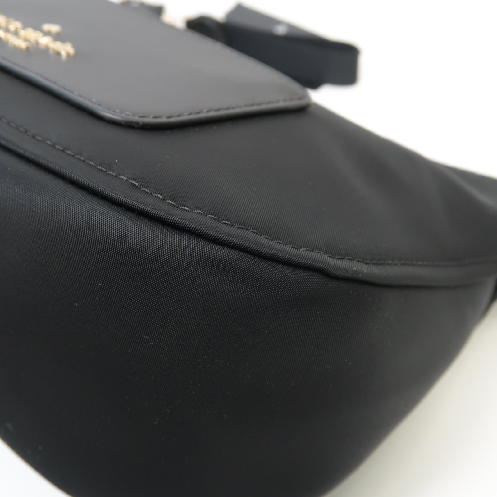 Kate Spade 尼龍Chelsea Ksnyl Crossbody Bag金扣肩背袋黒色