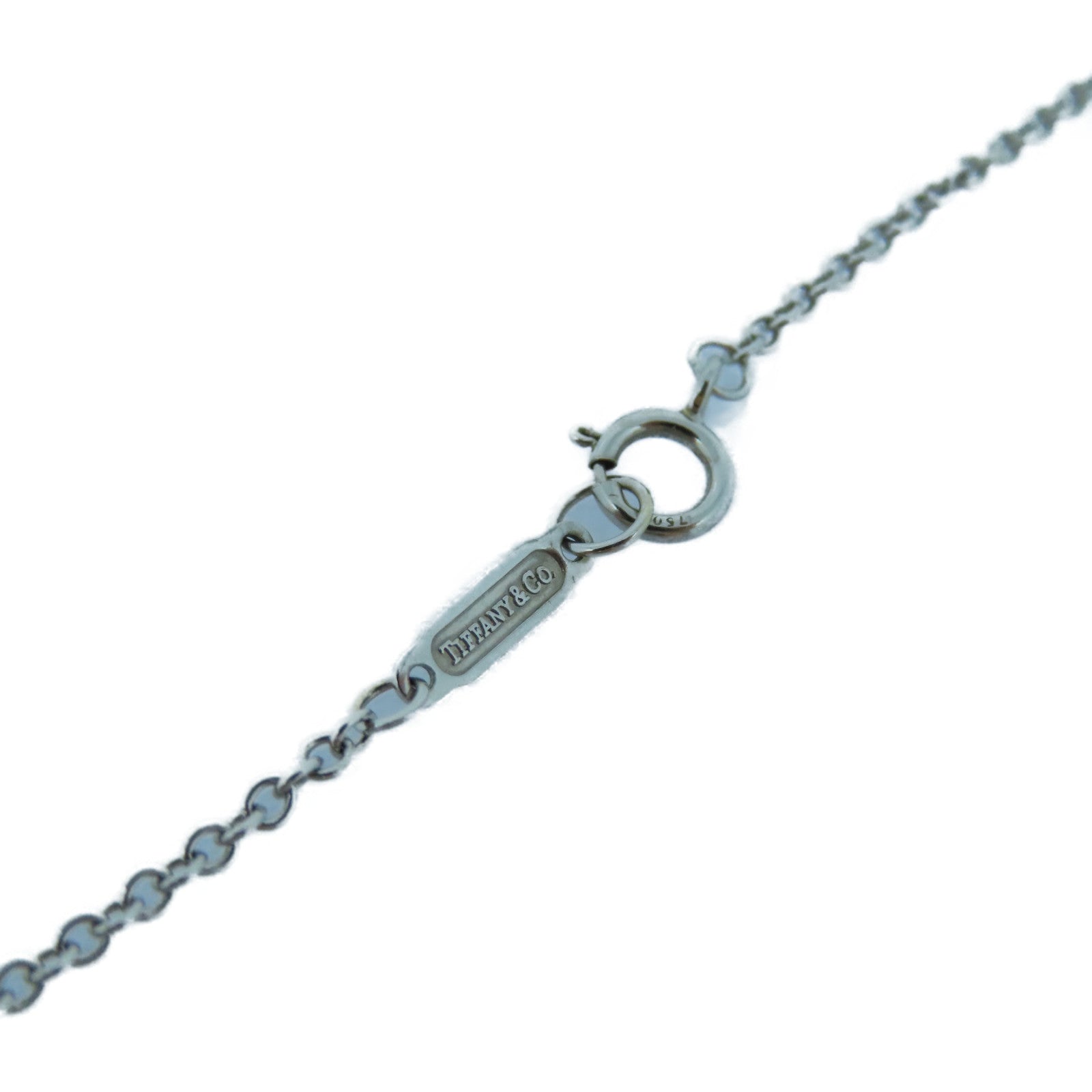 TIFFANY＆CO 18K白金Atlas Necklace項鍊