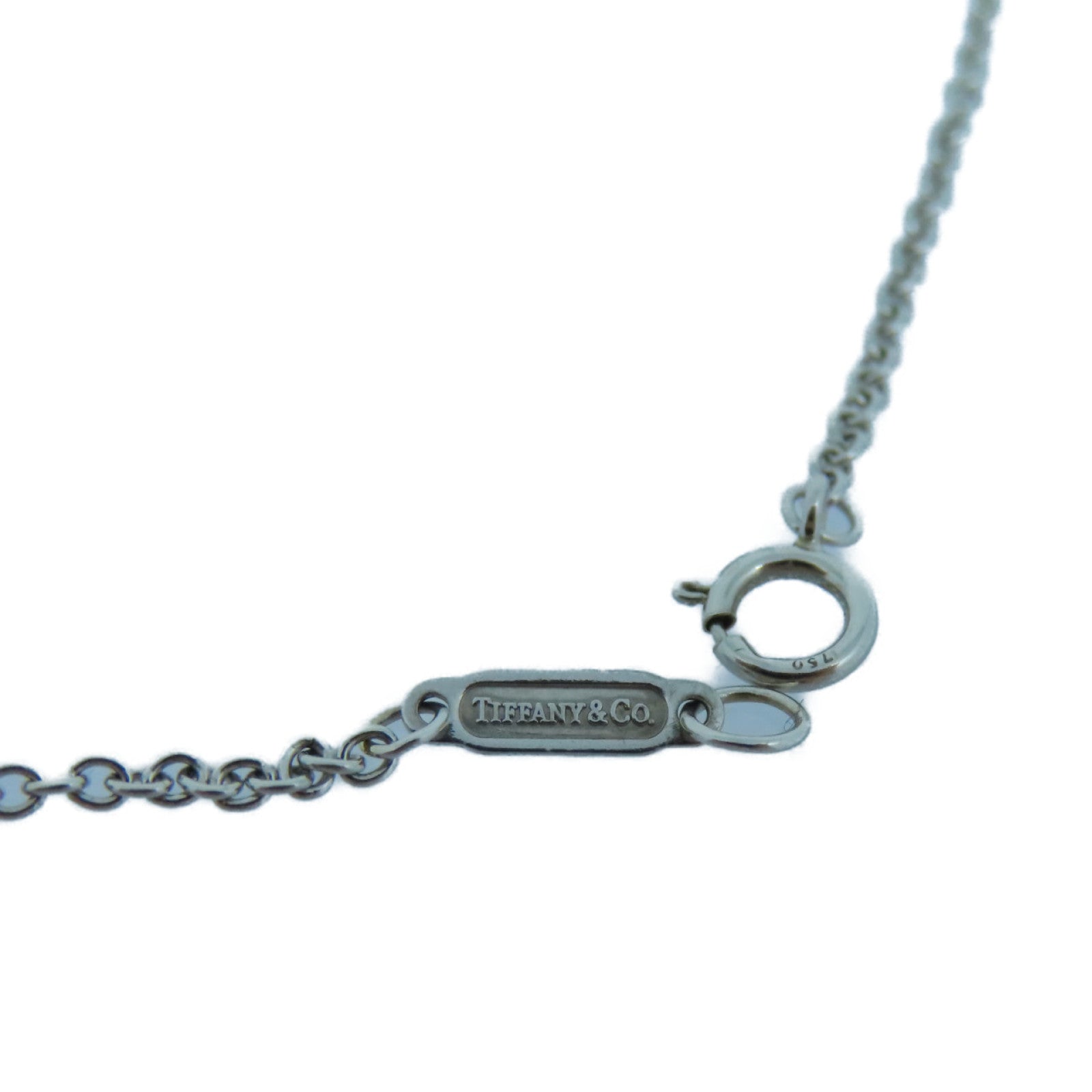 TIFFANY＆CO 18K白金Atlas Necklace項鍊
