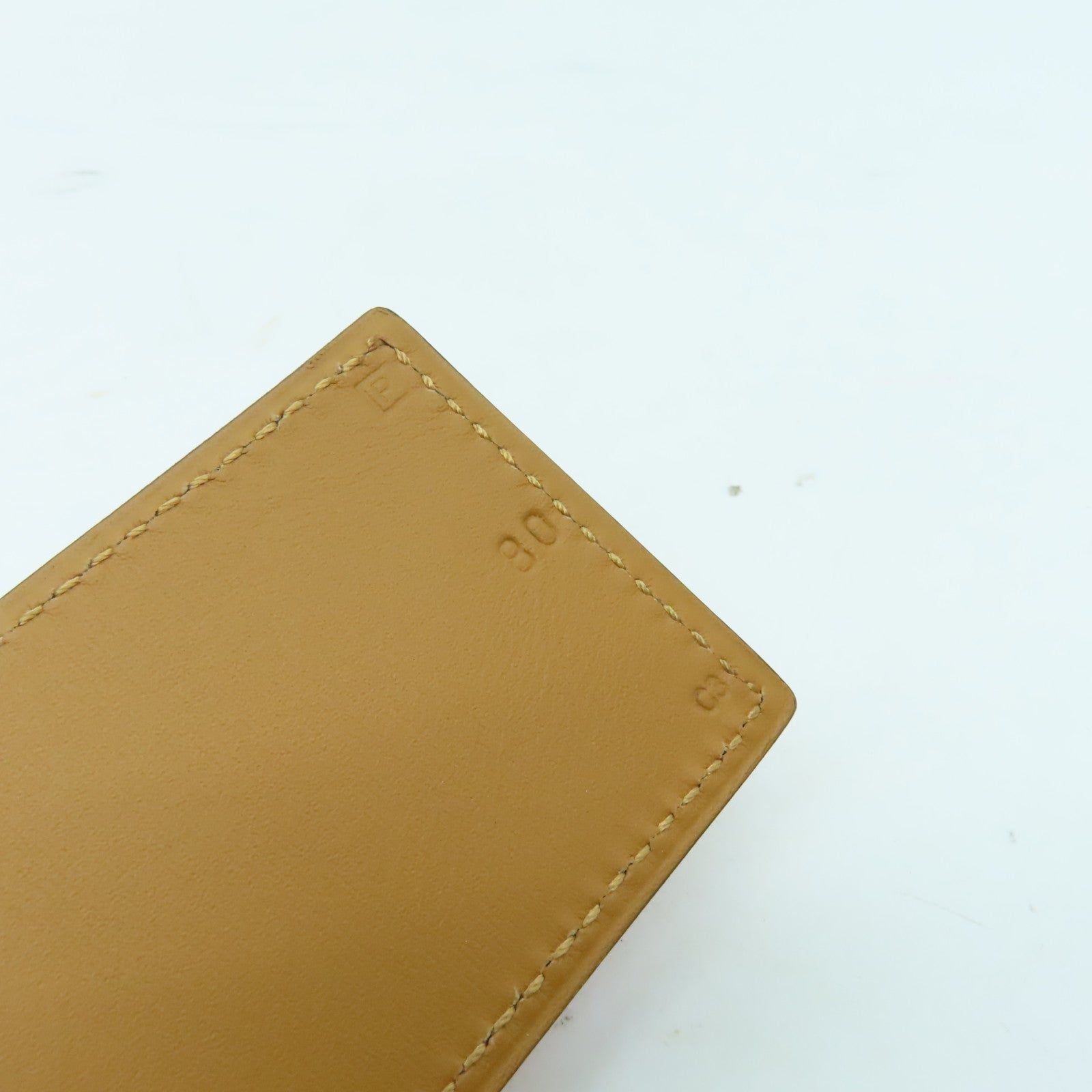 HERMES Epsom皮革Collier De Chien Belt 80cm金扣皮帶Rouge