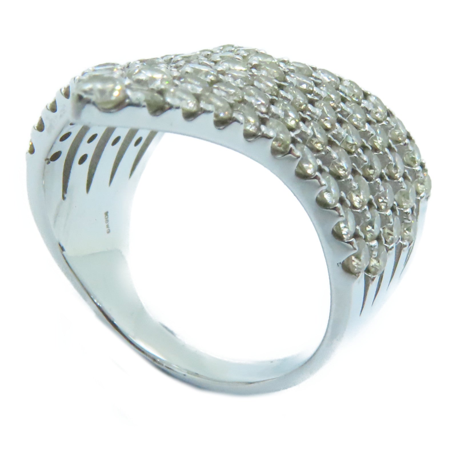 JEWELRY 18K白金Diamond Ring 2.00ct钻石戒指US#6.5