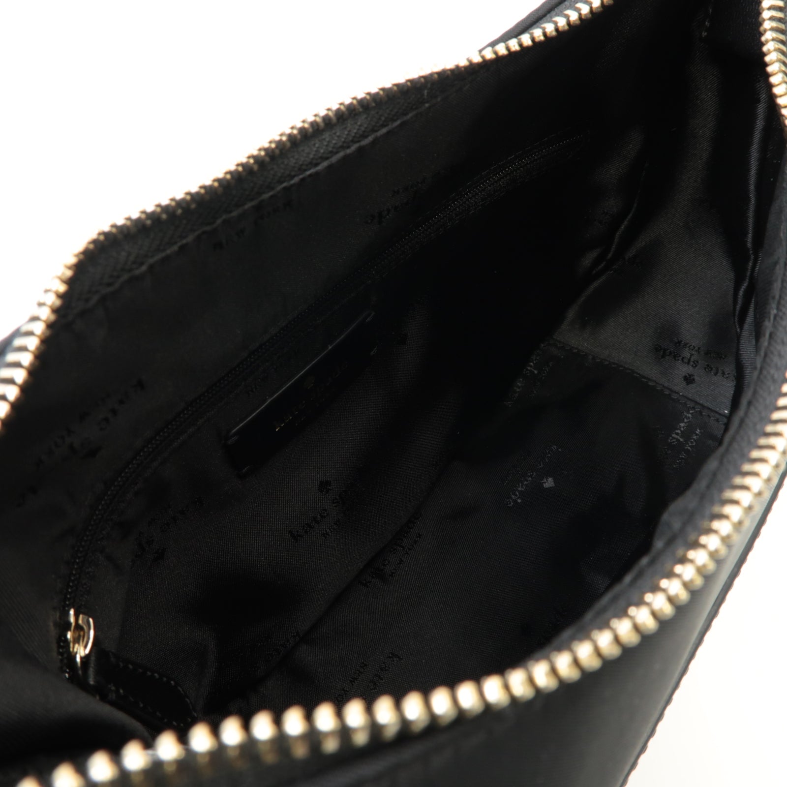 Kate Spade 尼龍Chelsea Ksnyl Crossbody Bag金扣肩背袋黒色