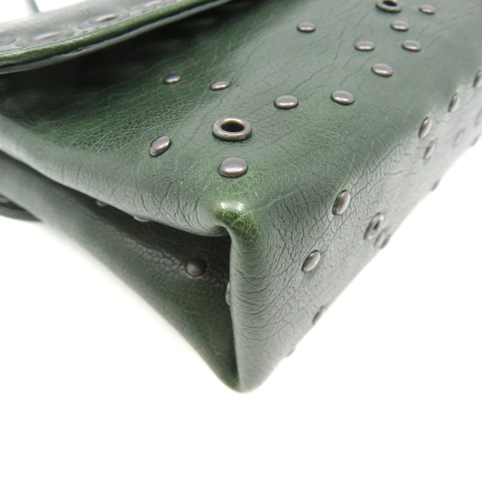 BOTTEGA VENETA 【激減優惠】牛皮皮革Shoulder Bag肩背袋綠色