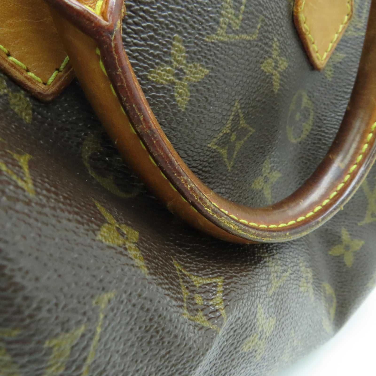 LOUIS VUITTON Monogram Speedy 25金扣手挽袋啡色