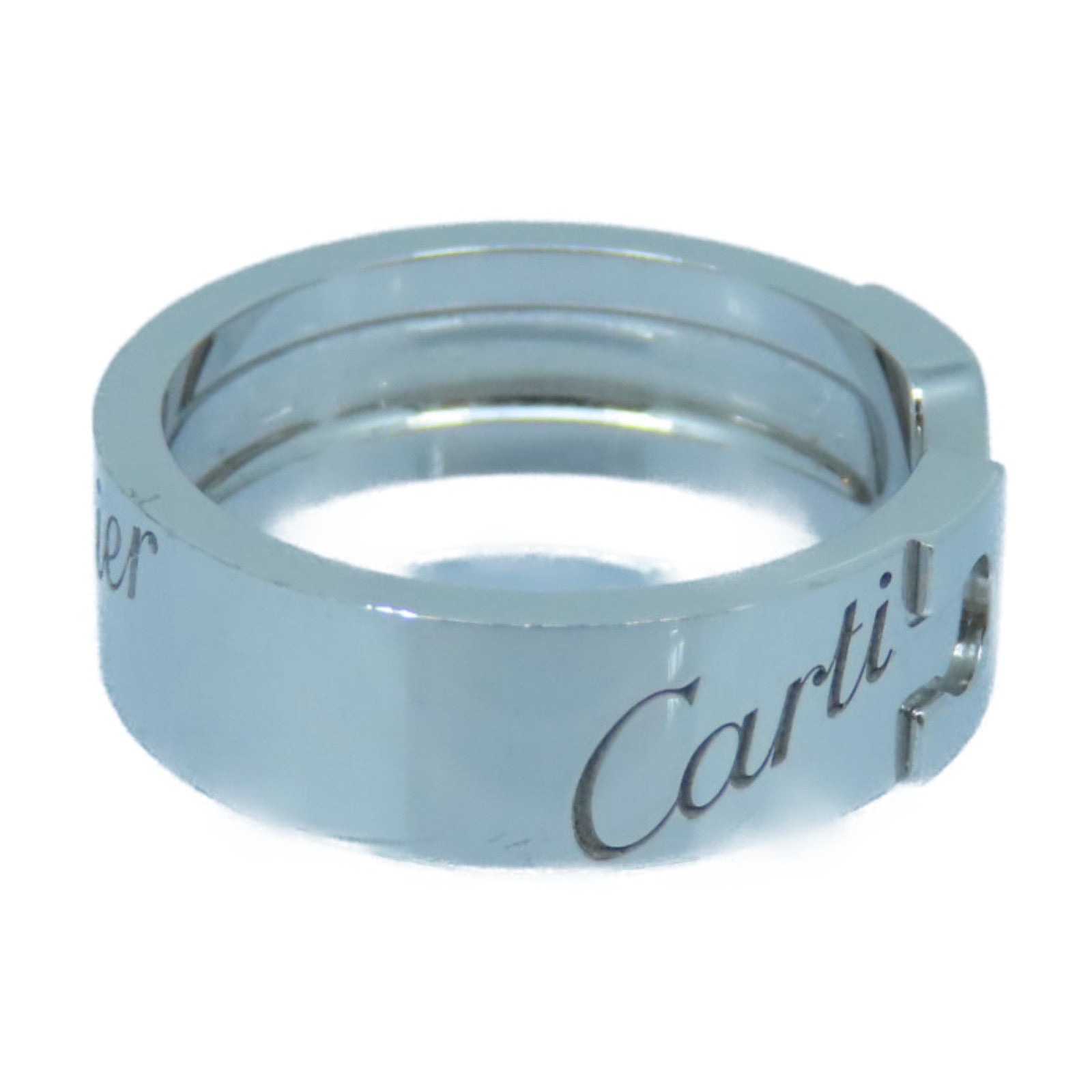 CARTIER 18K白金C2 ring戒指US#5.75/Cartier#51