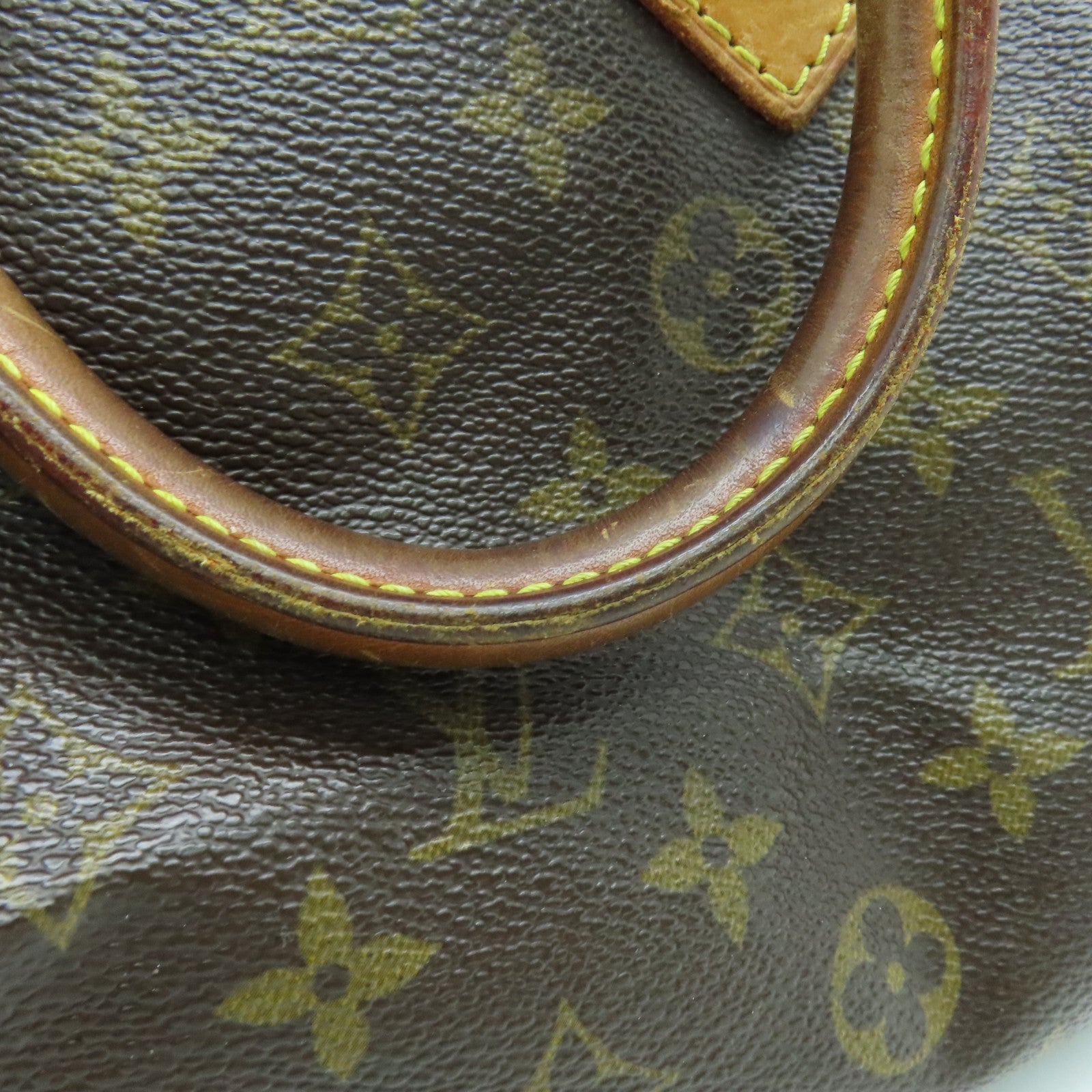 LOUIS VUITTON Monogram Speedy 25金扣手挽袋啡色