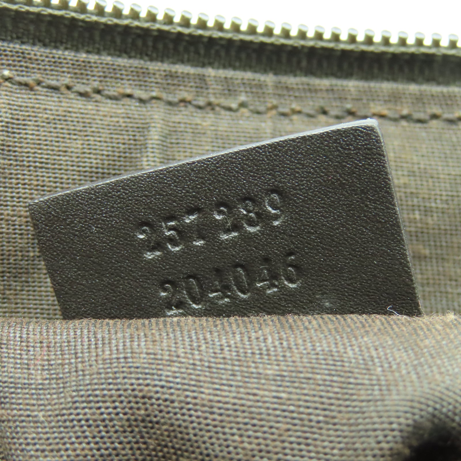 GUCCI 帆布/皮革Boston Bag金扣肩背袋啡色