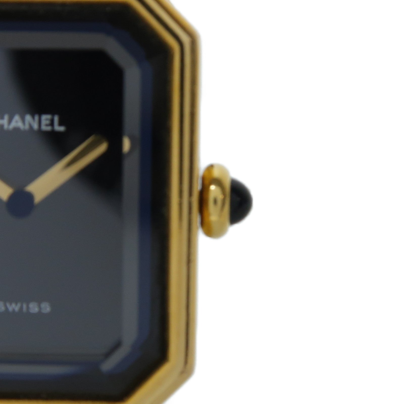 CHANEL Premiere M鍍金手錶石英機芯黑色