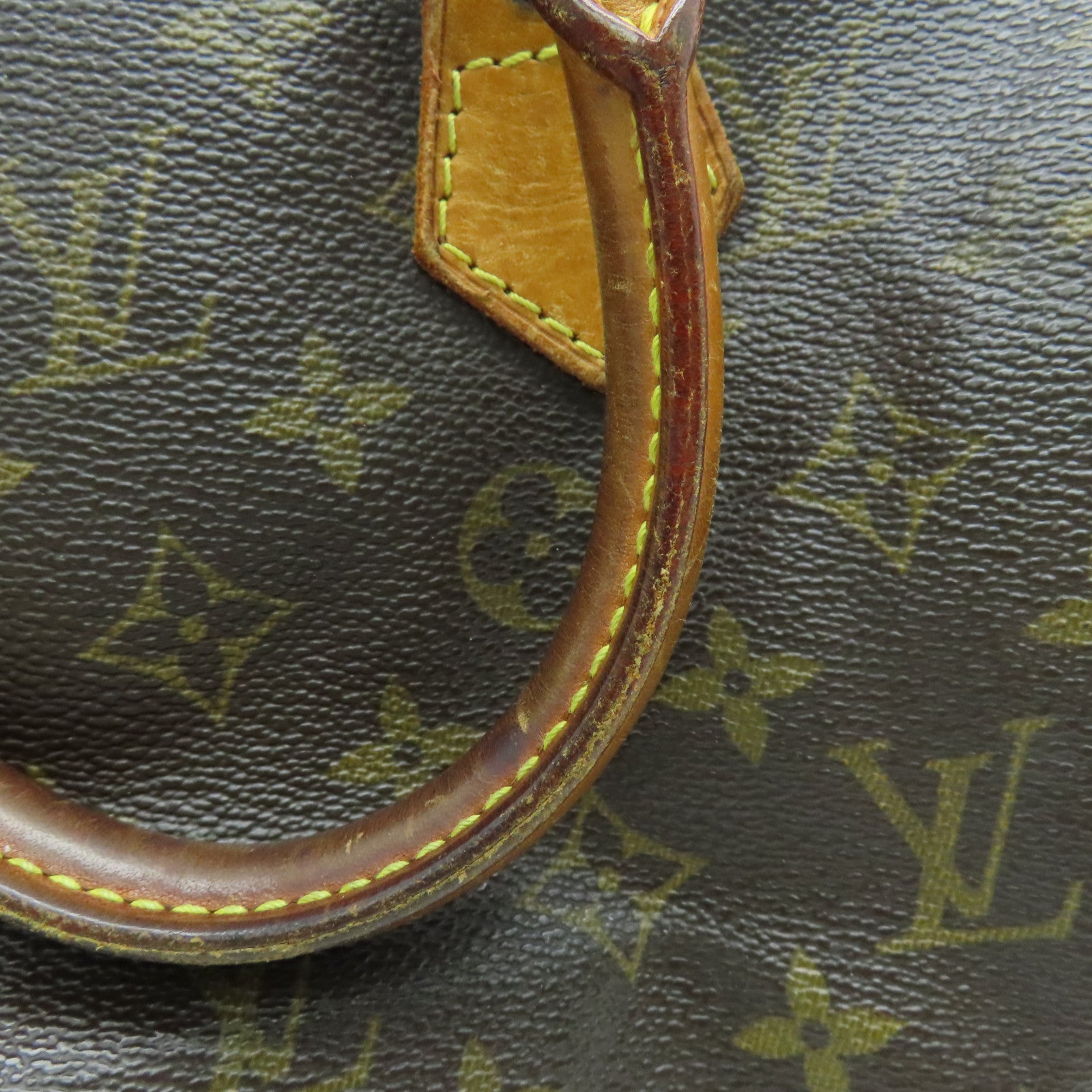 LOUIS VUITTON Monogram Speedy 25金扣手挽袋啡色