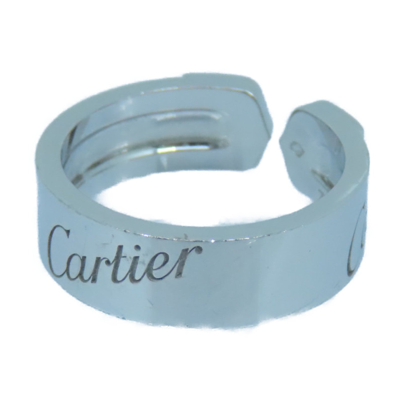 CARTIER 18K白金C2 ring戒指US#5.75/Cartier#51