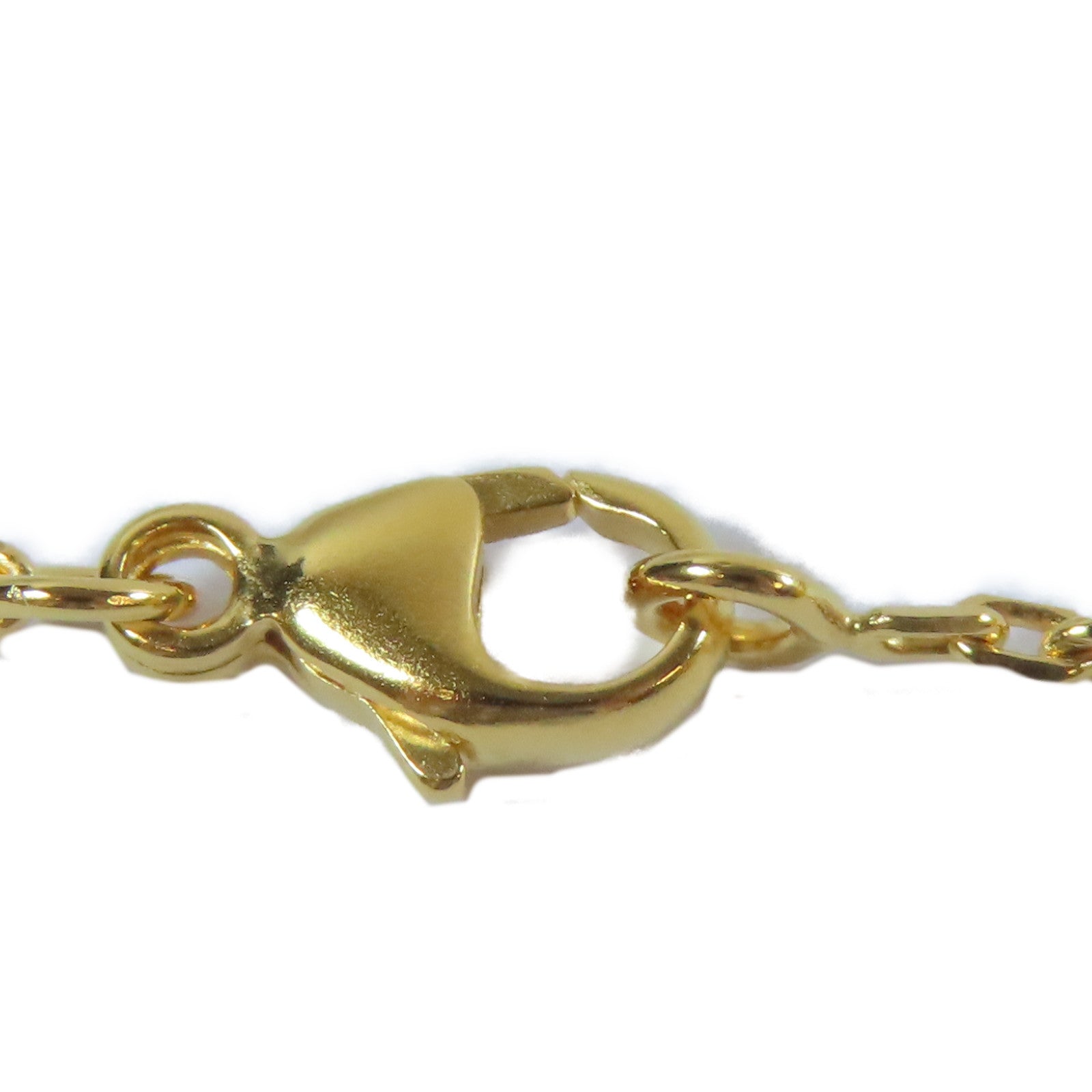 HERMES 金屬Pop H Necklace項鍊金色/粉紅色#40cm