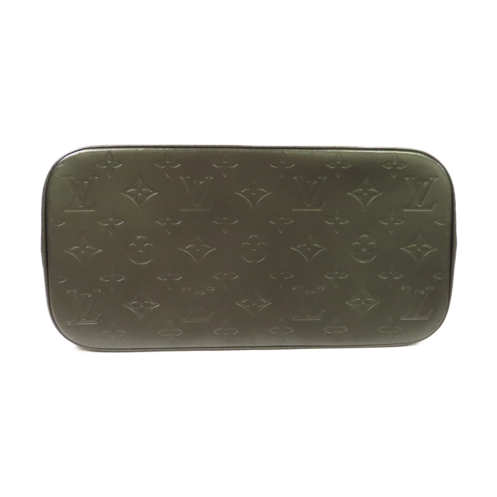 LOUIS VUITTON Monogram Mat Stockton Tote Bag肩背袋碳灰色