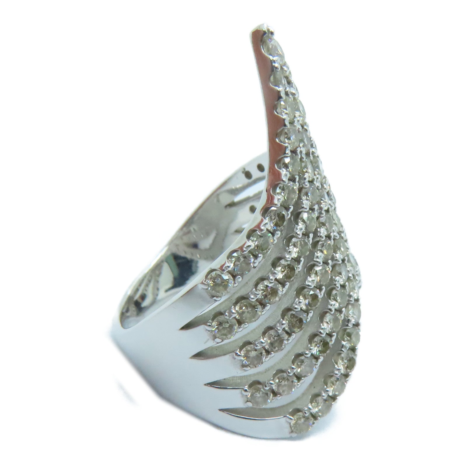 JEWELRY 18K白金Diamond Ring 2.00ct钻石戒指US#6.5