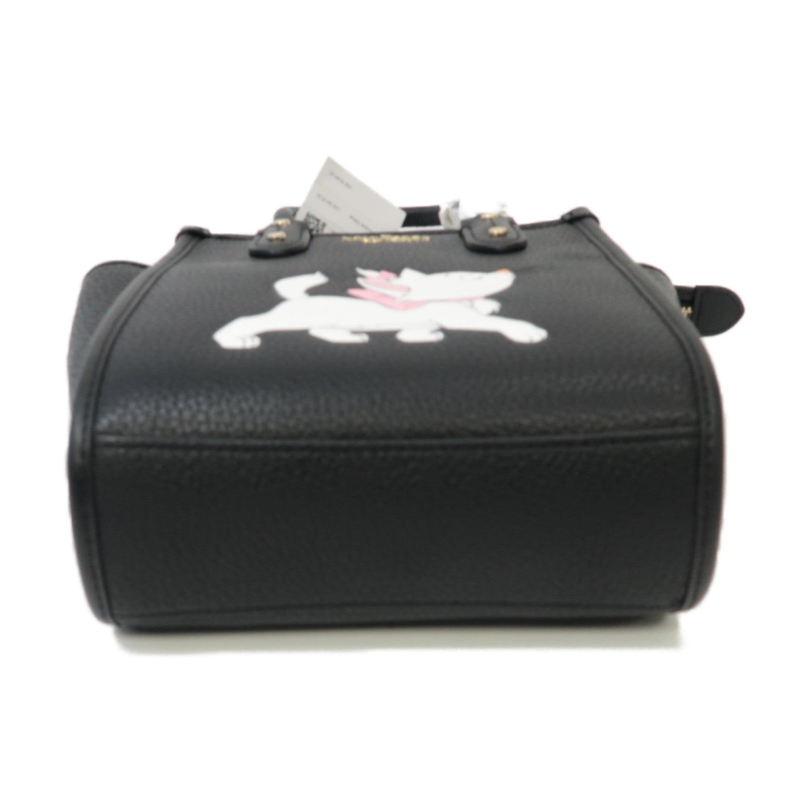 Kate Spade 牛皮皮革Ella Mini Tote Bag金扣手挽肩背兩用袋黒色