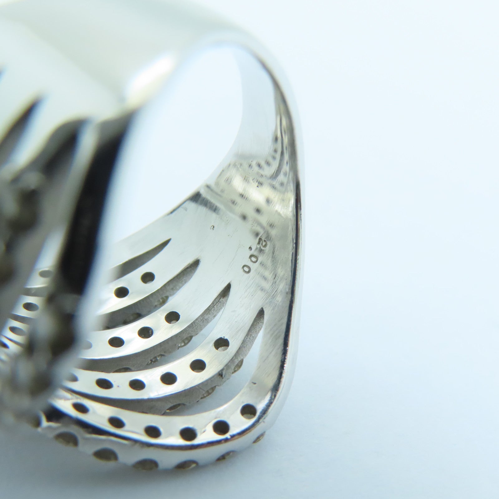 JEWELRY 18K白金Diamond Ring 2.00ct钻石戒指US#6.5