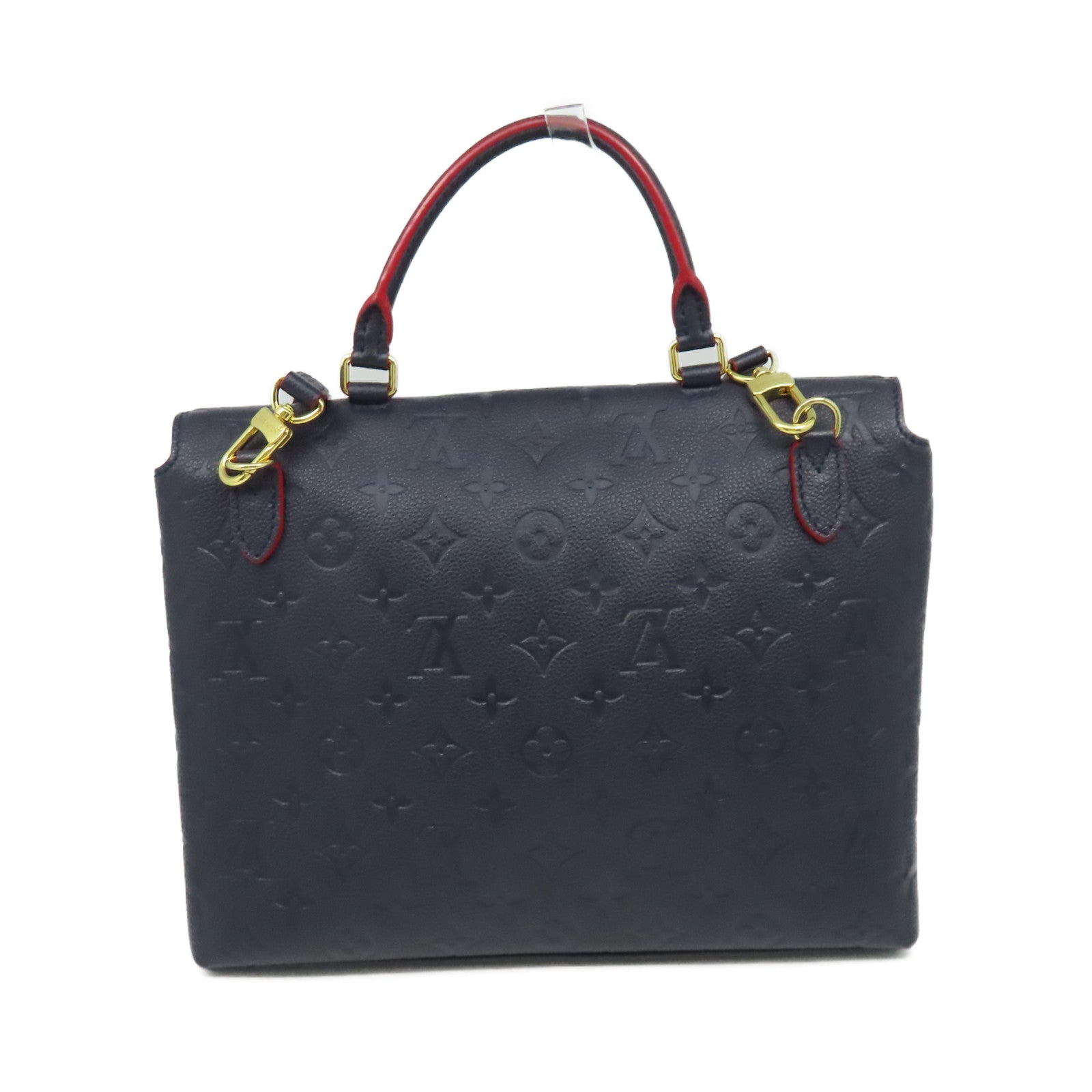 LOUIS VUITTON  Monogram Empreinte Marignan 2Way Shoulder Bag金扣手挽肩兩用袋寶藍色/紅色
