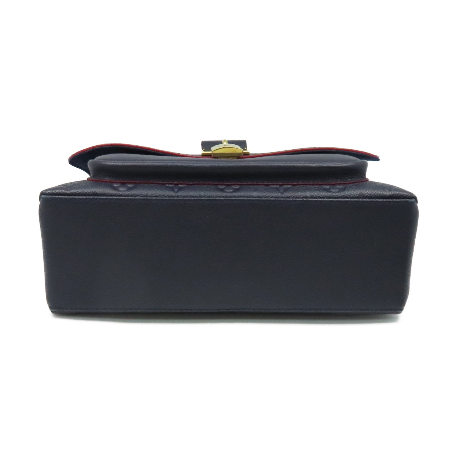LOUIS VUITTON  Monogram Empreinte Marignan 2Way Shoulder Bag金扣手挽肩兩用袋寶藍色/紅色