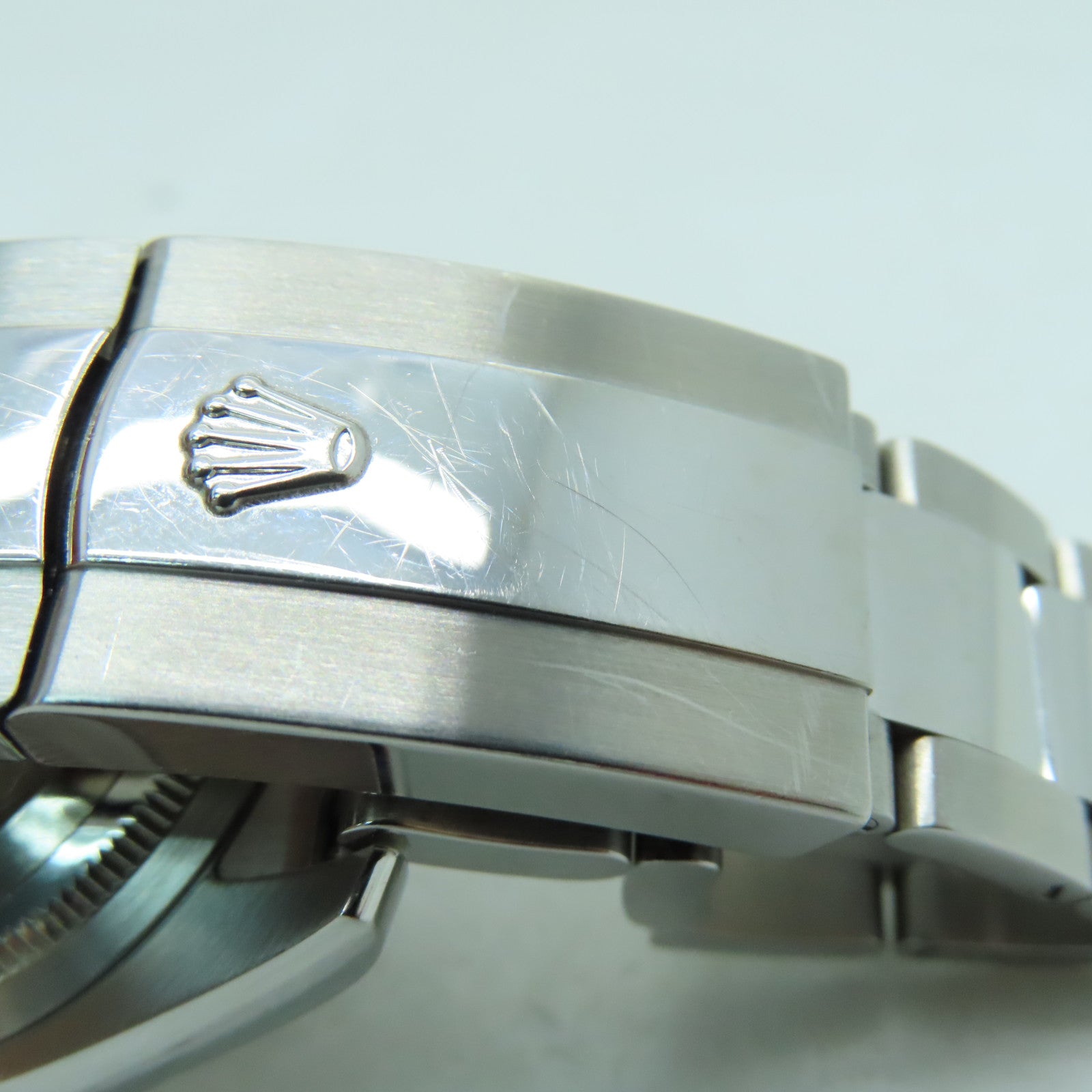ROLEX Oyster Perpetual Datejust不鏽鋼鑽石手錶自動機芯啡色