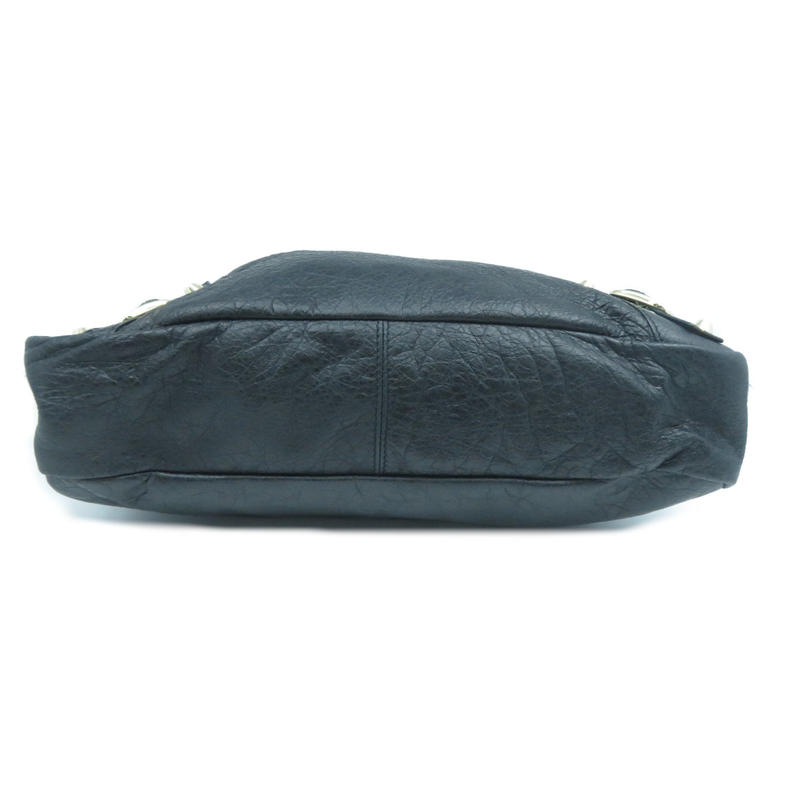 BALENCIAGA 牛皮皮革2 Way Shoulder Bag金扣手挽肩背兩用袋黑色