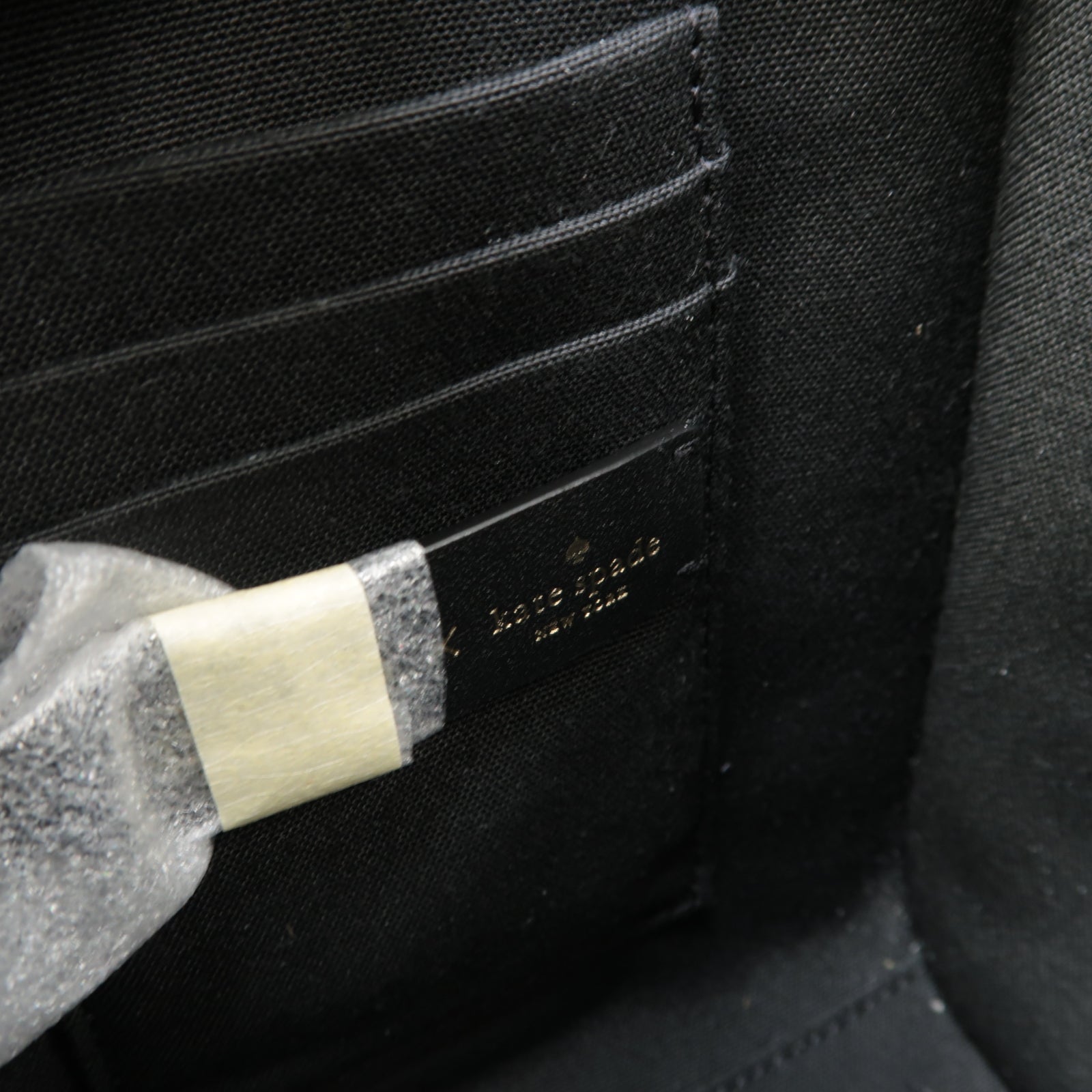 Kate Spade 牛皮皮革Ella Mini Tote Bag金扣手挽肩背兩用袋黒色