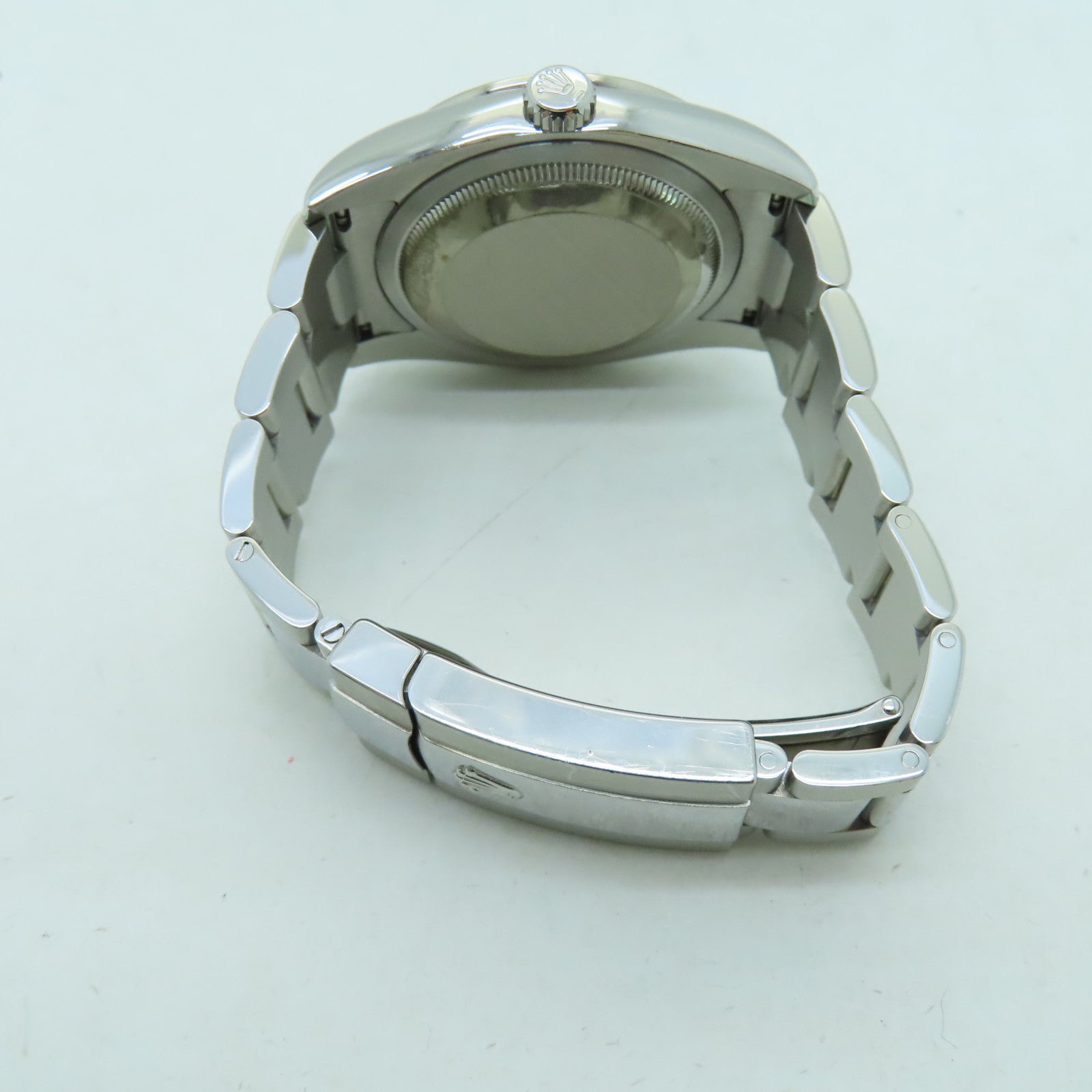 ROLEX Oyster Perpetual Datejust不鏽鋼鑽石手錶自動機芯啡色