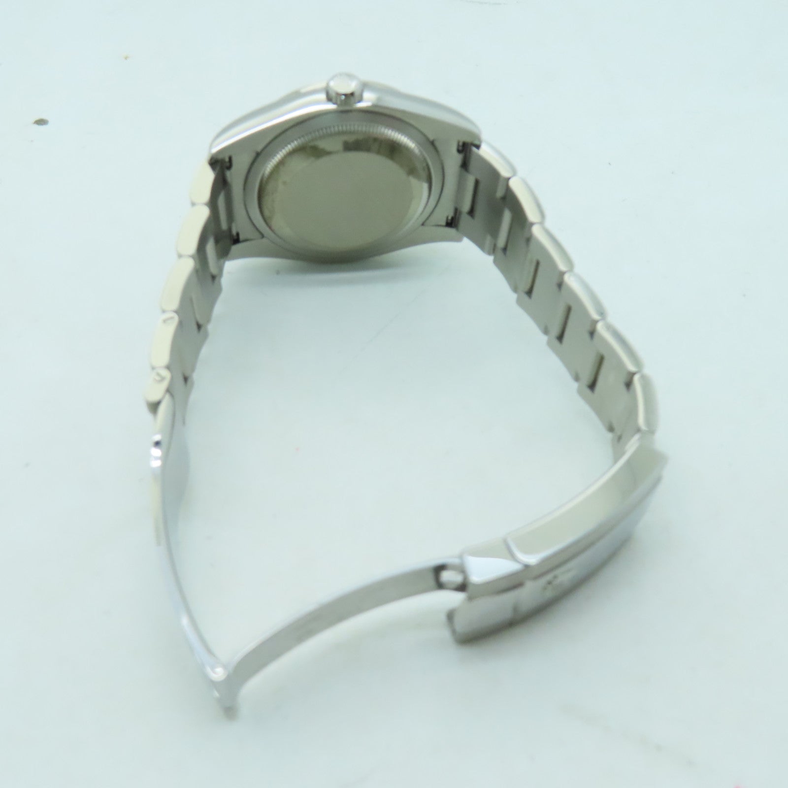 ROLEX Oyster Perpetual Datejust不鏽鋼鑽石手錶自動機芯啡色