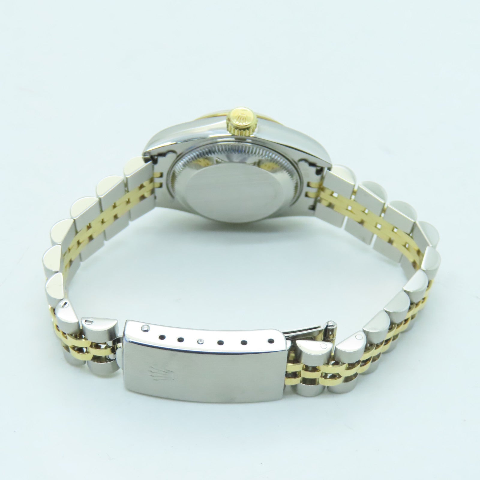 ROLEX Datejust 18K黄金/不锈钢手表石英机芯金色
