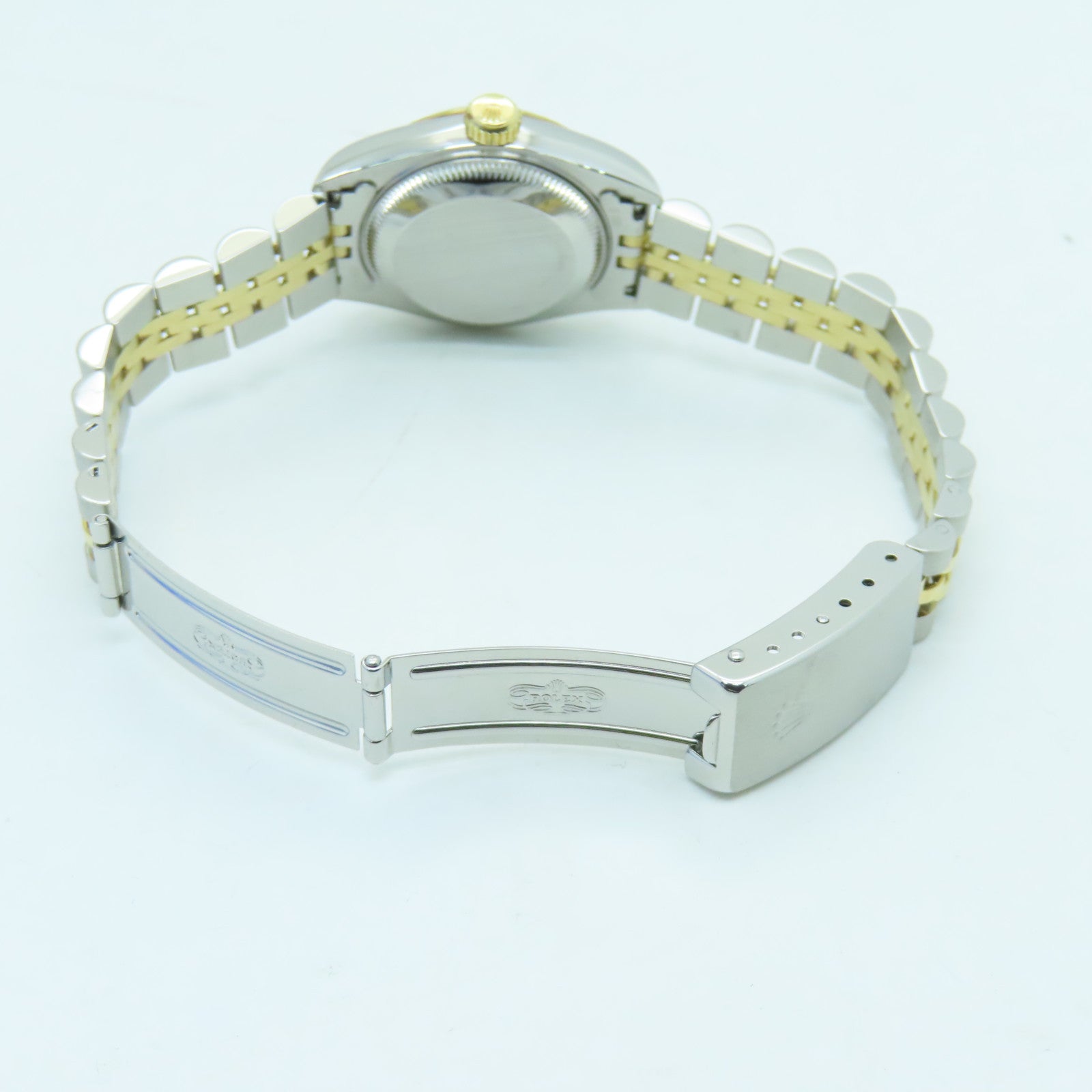 ROLEX Datejust 18K黄金/不锈钢手表石英机芯金色