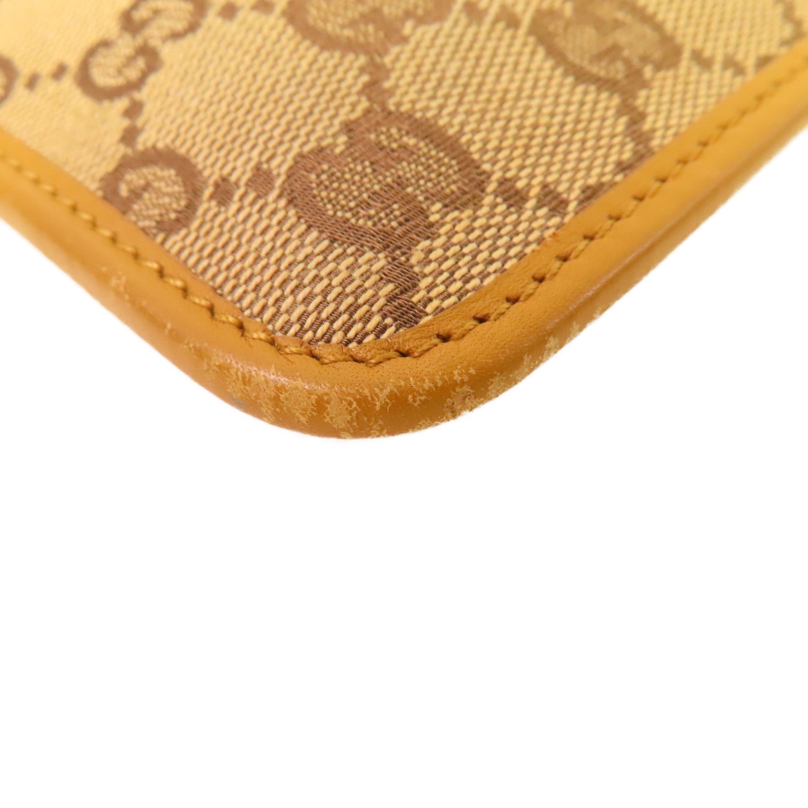 GUCCI GG帆布Shoulder Bag金扣肩背袋啡色