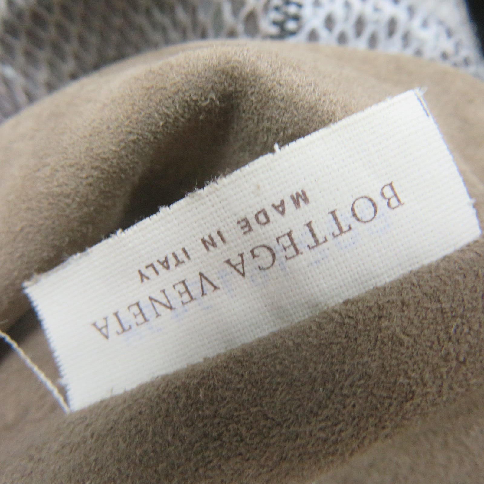 BOTTEGA VENETA 蛇皮皮革2Way Shoulder Bag手挽肩背兩用袋藍灰色