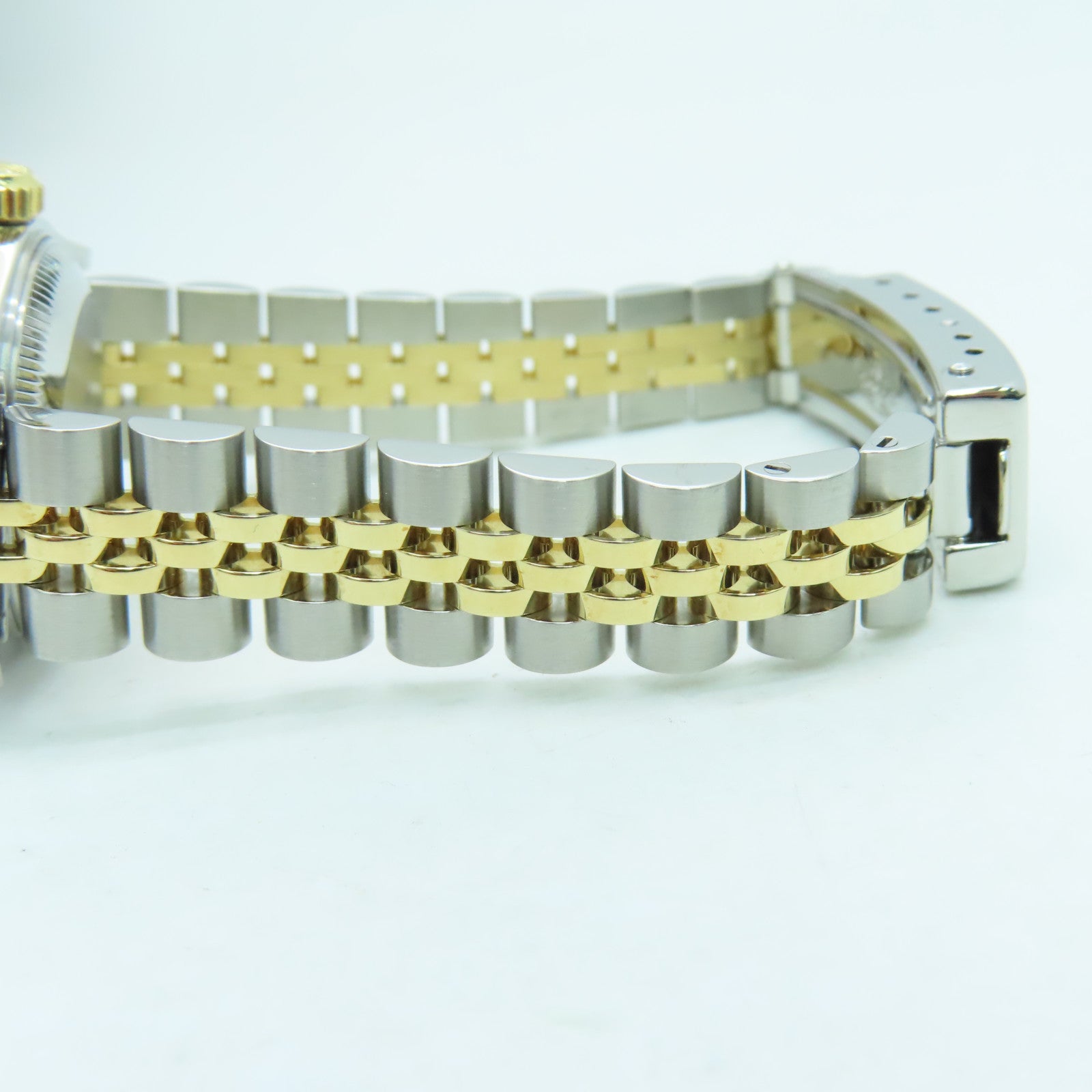 ROLEX Datejust 18K黄金/不锈钢手表石英机芯金色