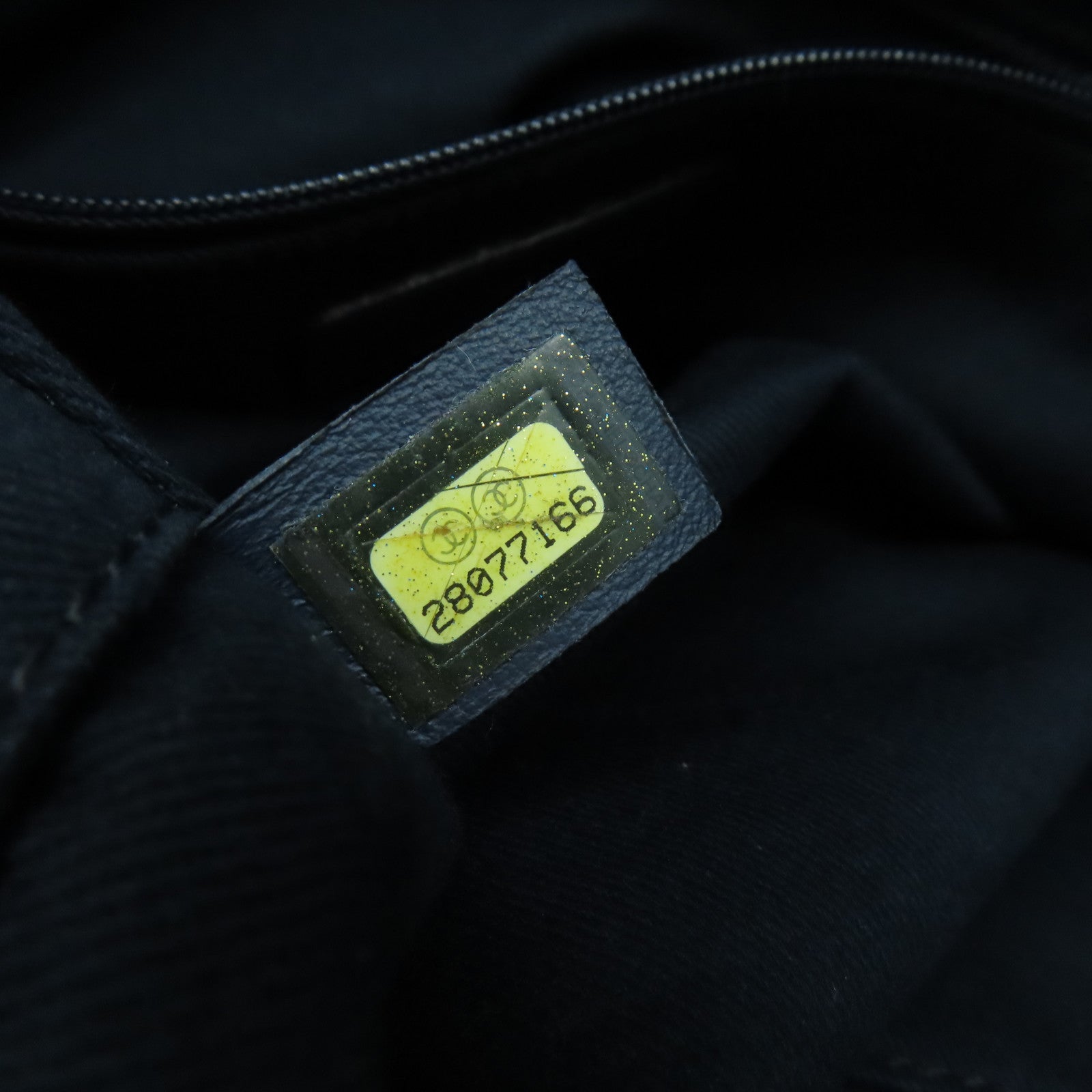 CHANEL 帆布Deauville Tote金扣肩背袋藍色