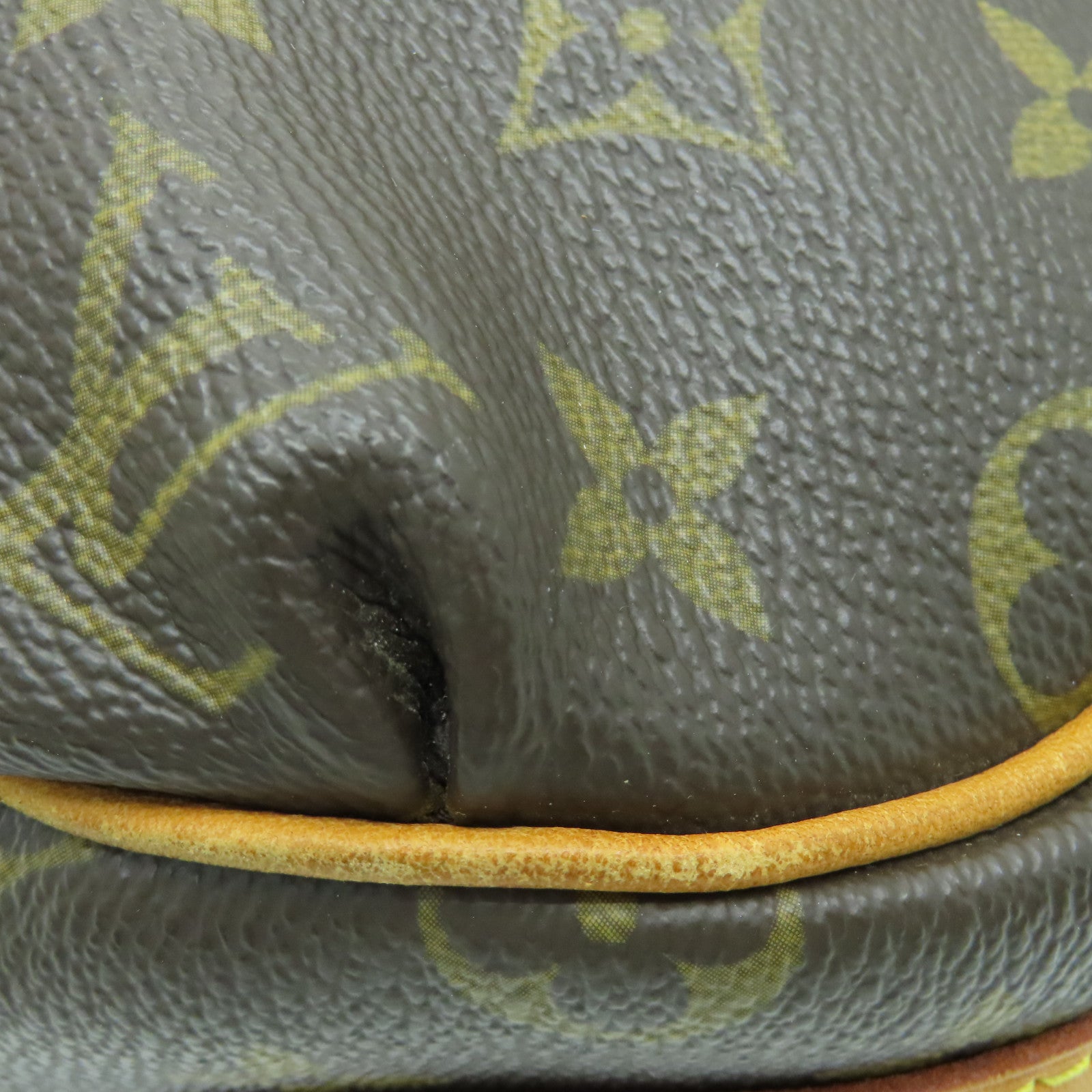 LOUIS VUITTON Monogram Tulum GM金扣肩背袋啡色