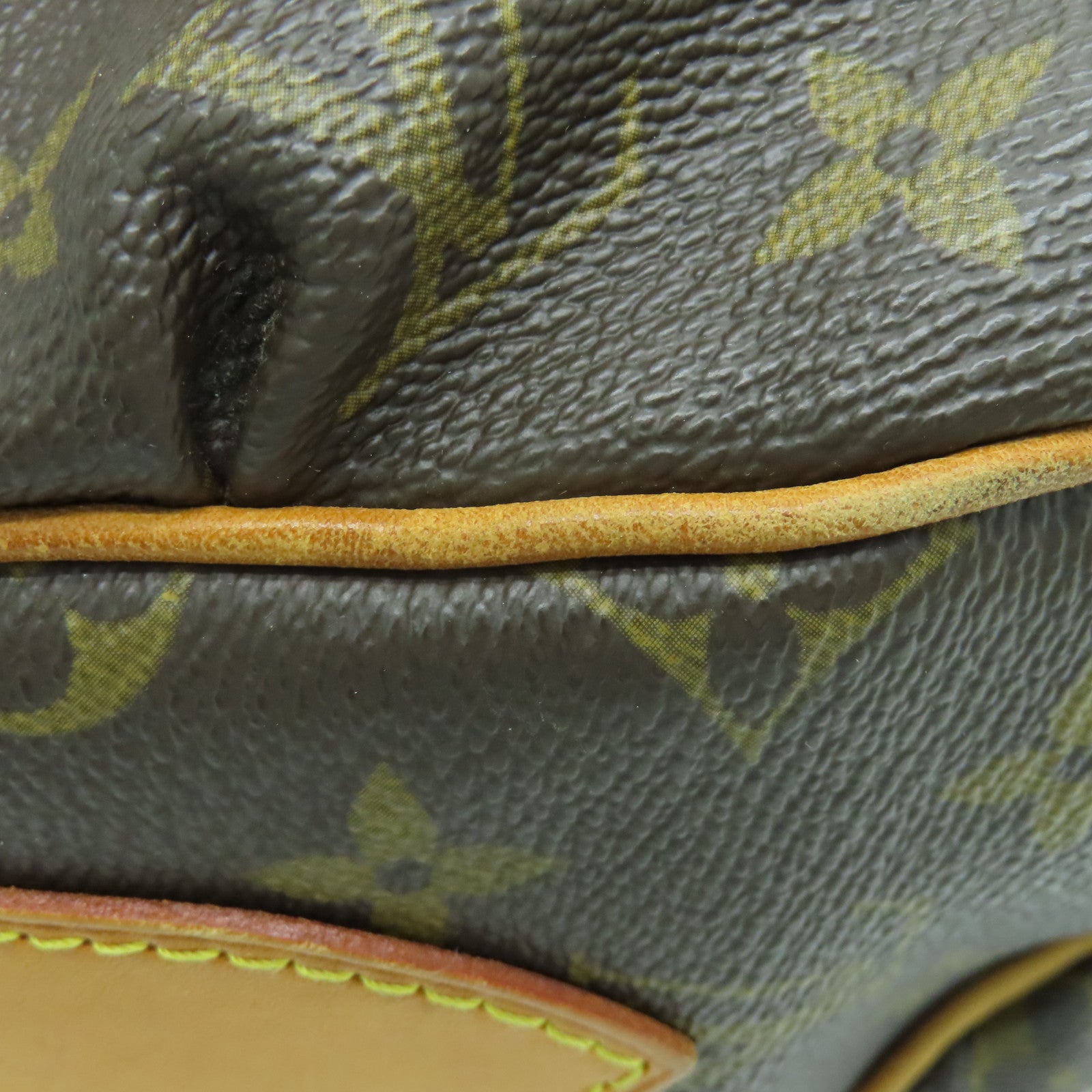 LOUIS VUITTON Monogram Tulum GM金扣肩背袋啡色