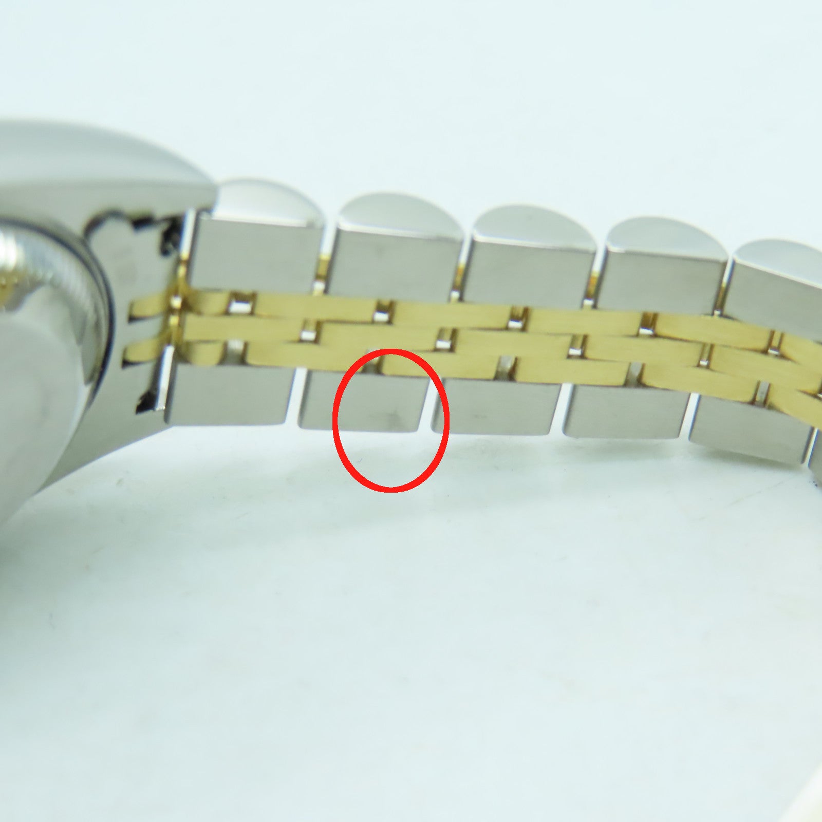 ROLEX Datejust 18K黄金/不锈钢手表石英机芯金色