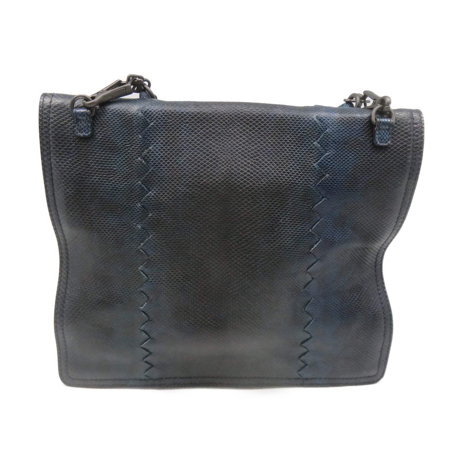 BOTTEGA VENETA 【激減優惠】牛皮皮革Shoulder Bag肩背袋藍色