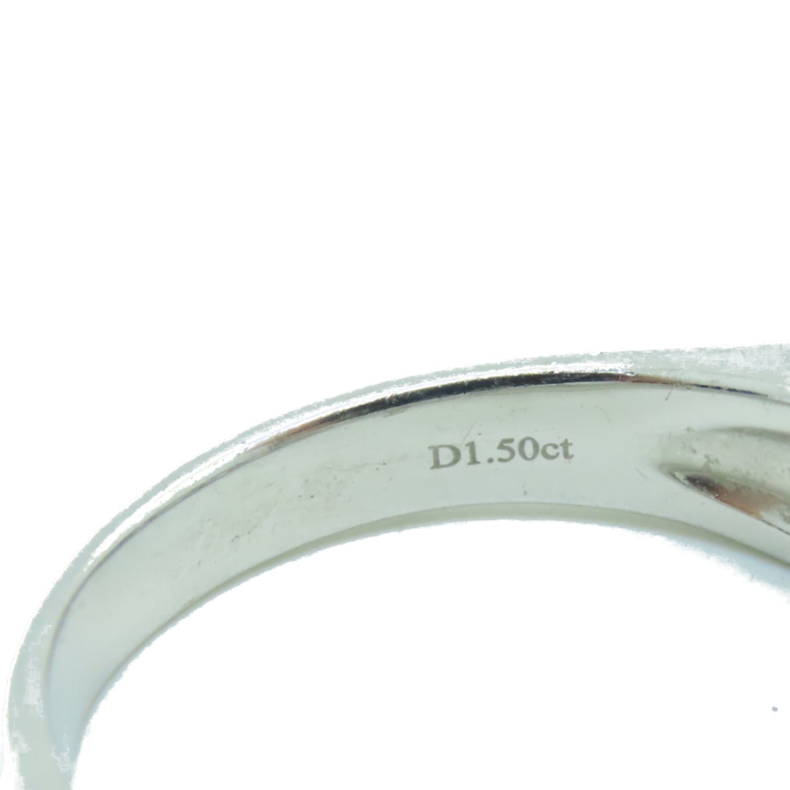 JEWELRY 【激減優惠】18K白金Diamond Ring 1.50ct鑽石戒指US#8.5